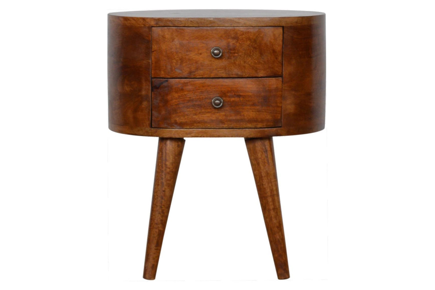 Artisan - Rounded Bedside Table Bedside w/o Reading Light