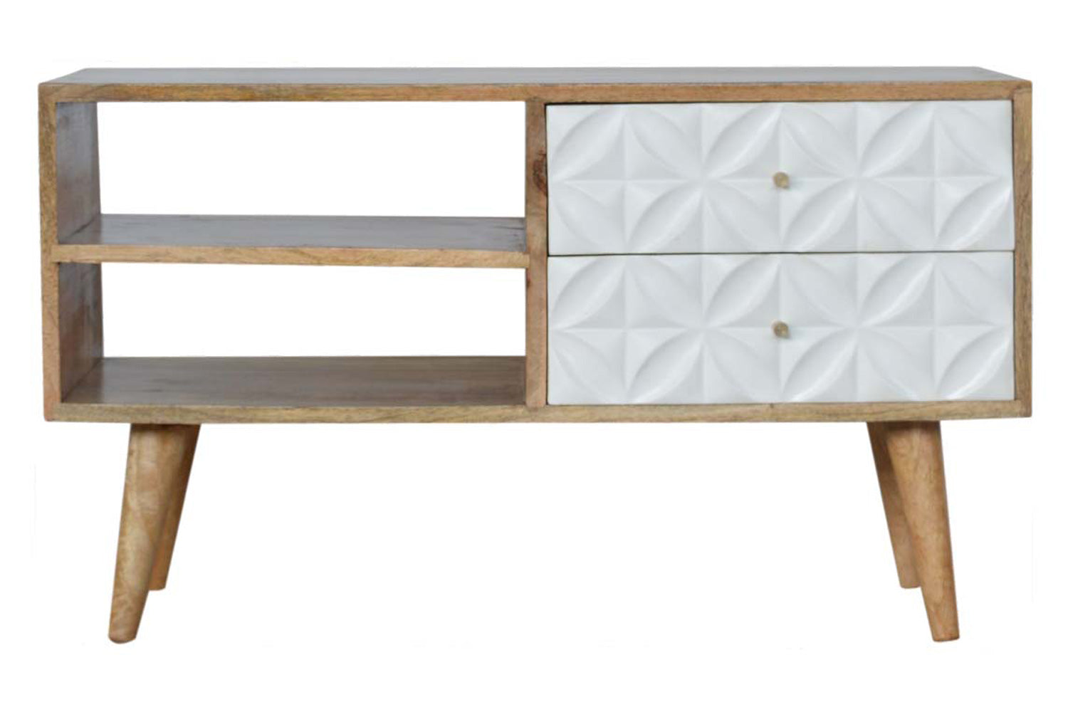 Artisan - Daisy Carved Media Unit