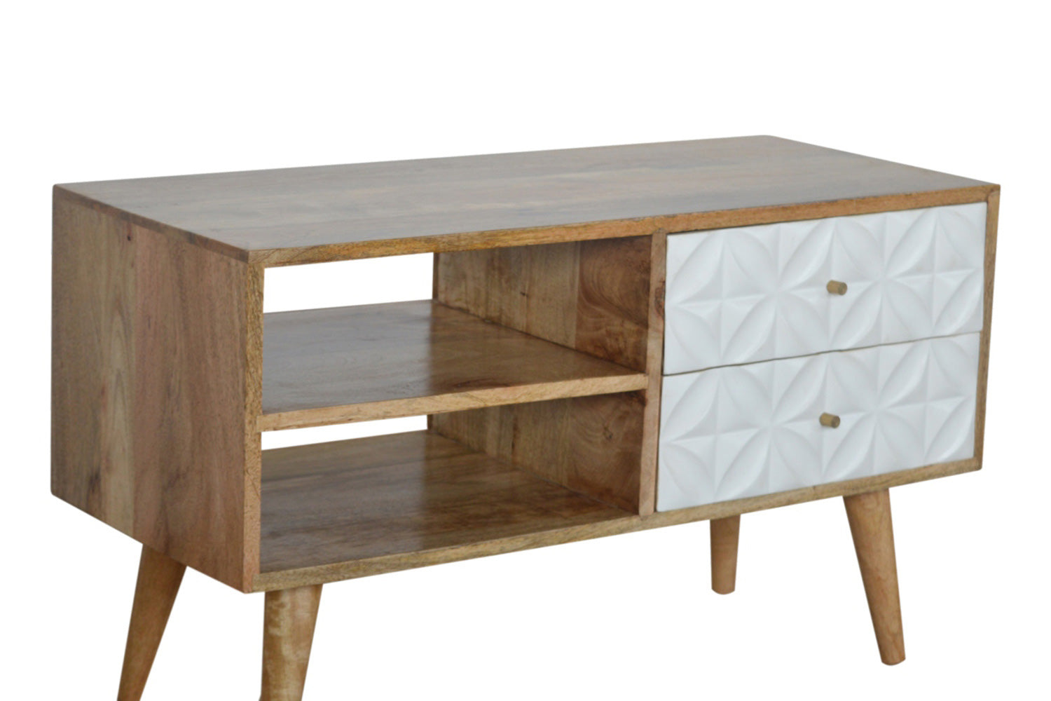 Artisan - Daisy Carved Media Unit