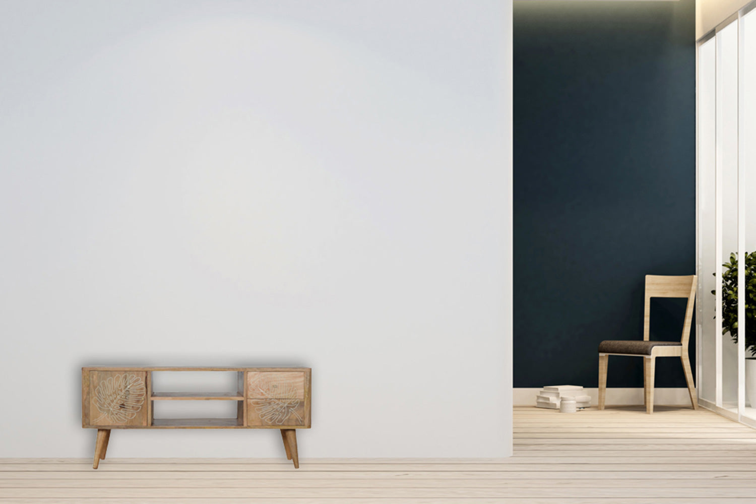 Artisan - Leaf Resin Entertainment Unit