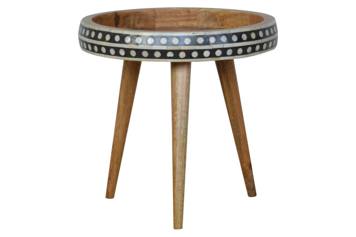 Artisan - Patterned Nordic Style End Table