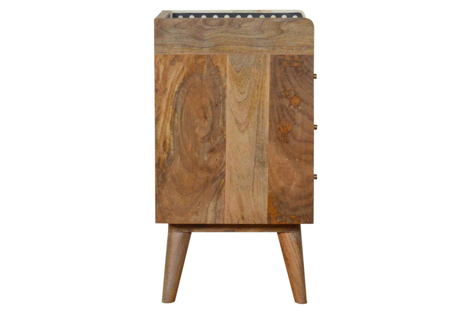 Artisan - Bone Inlay Gallery Back Bedside