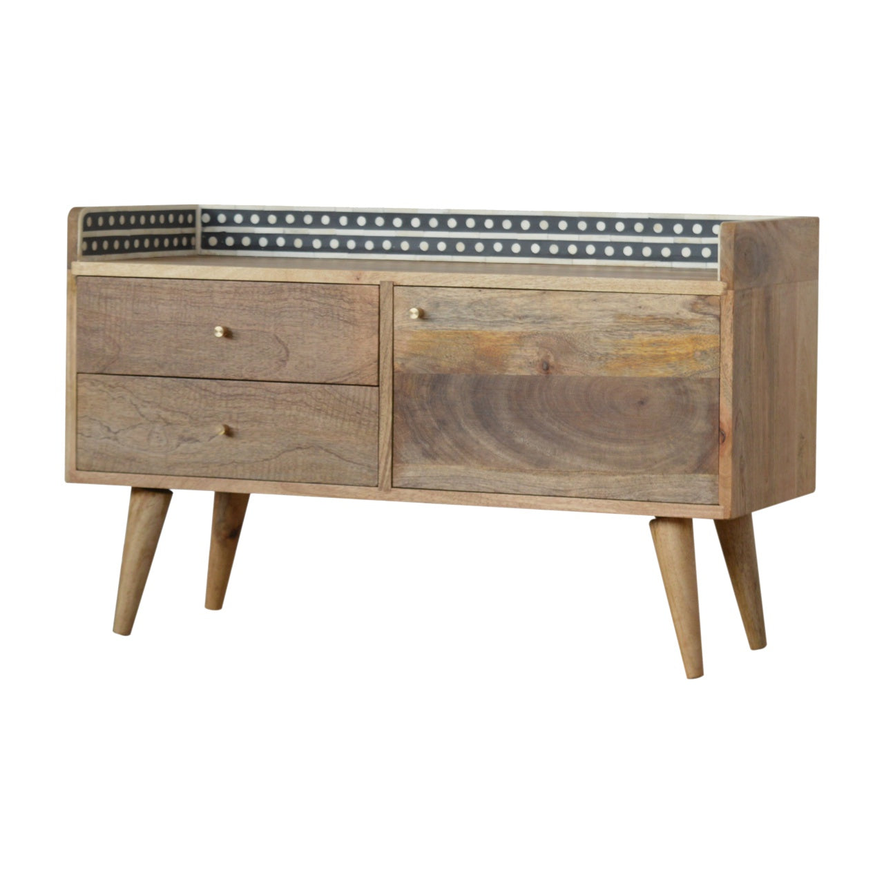 Artisan - Bone Inlay Gallery Back Media Unit