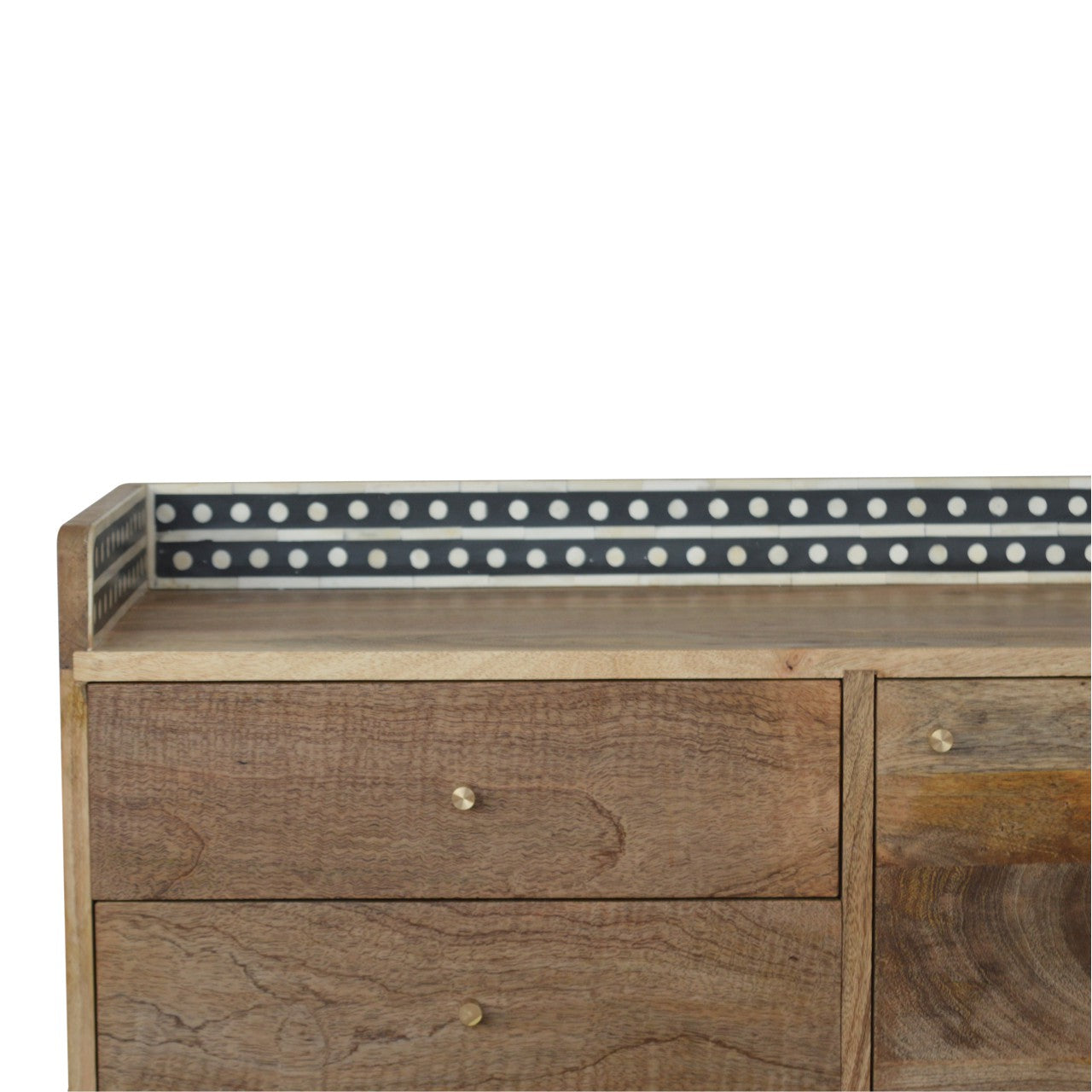 Artisan - Bone Inlay Gallery Back Media Unit