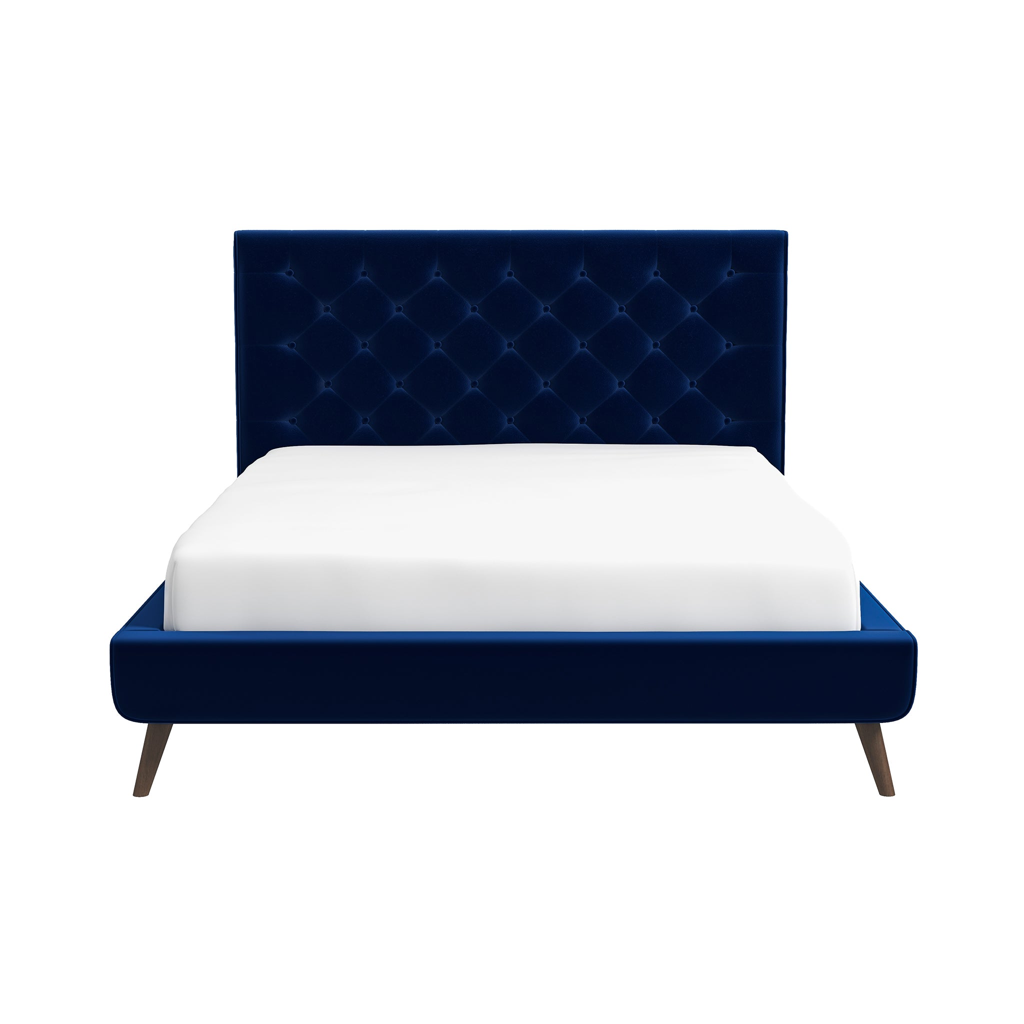 Ashcroft - Dillon Velvet Platform Bed