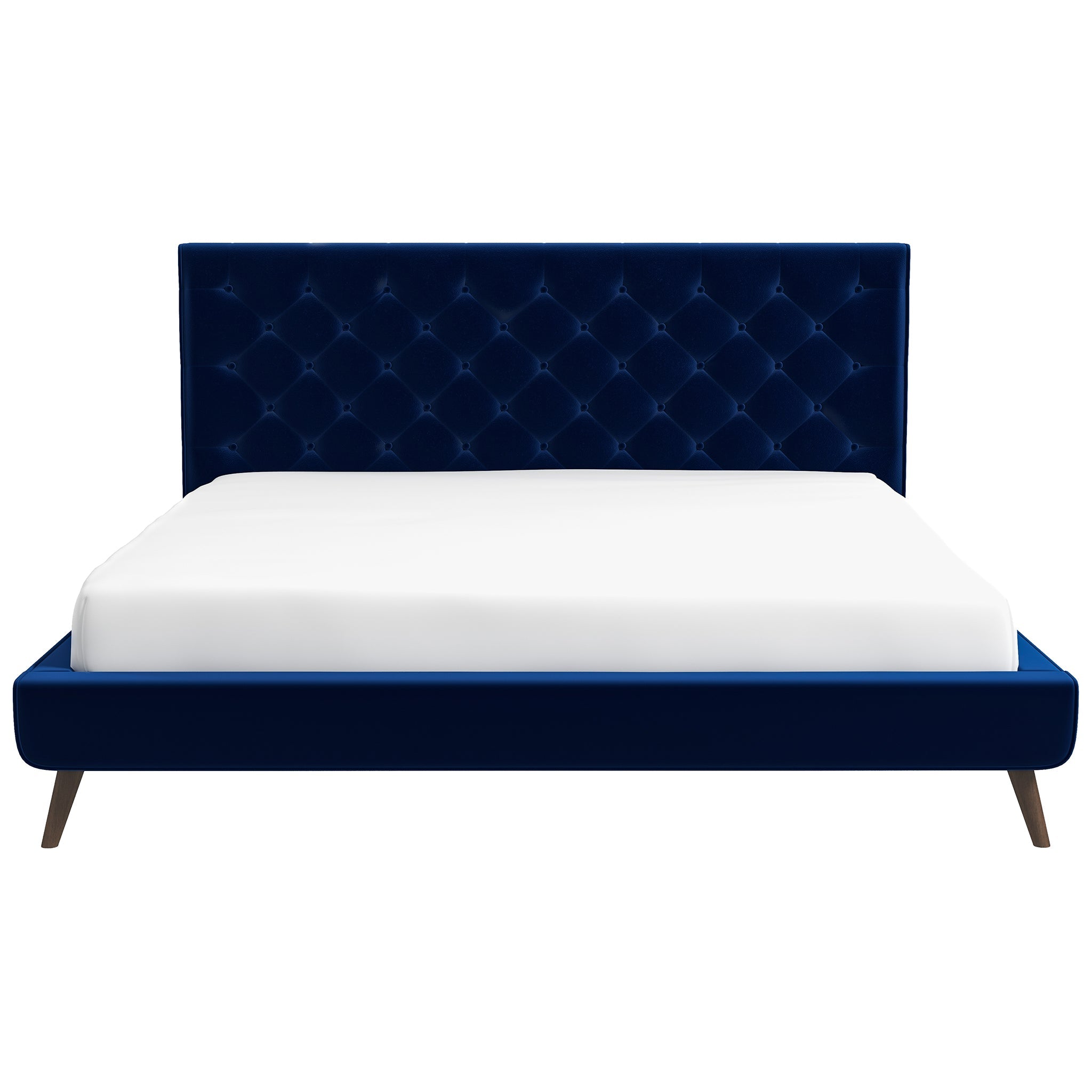 Ashcroft - Dillon Velvet Platform Bed