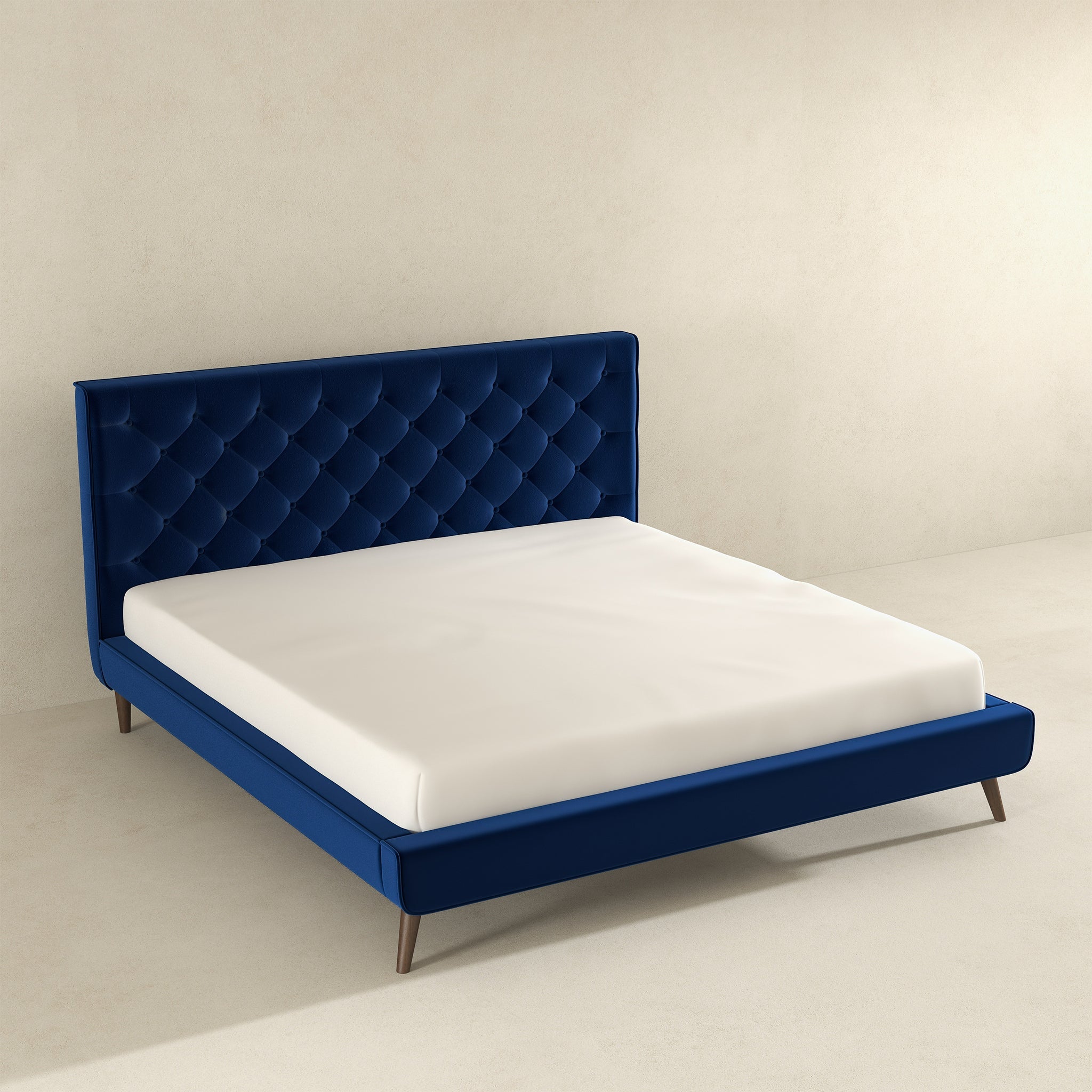 Ashcroft - Dillon Velvet Platform Bed