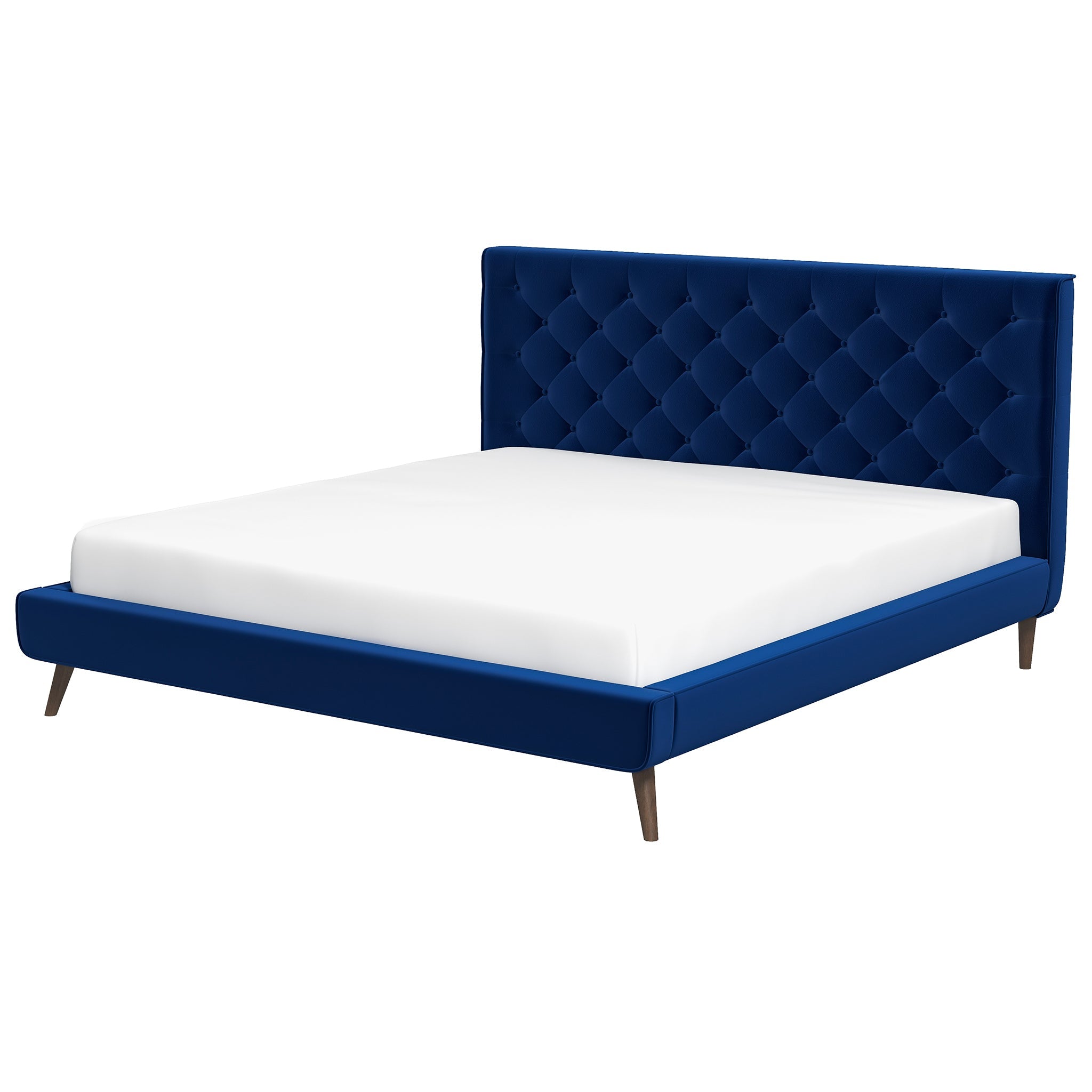 Ashcroft - Dillon Velvet Platform Bed