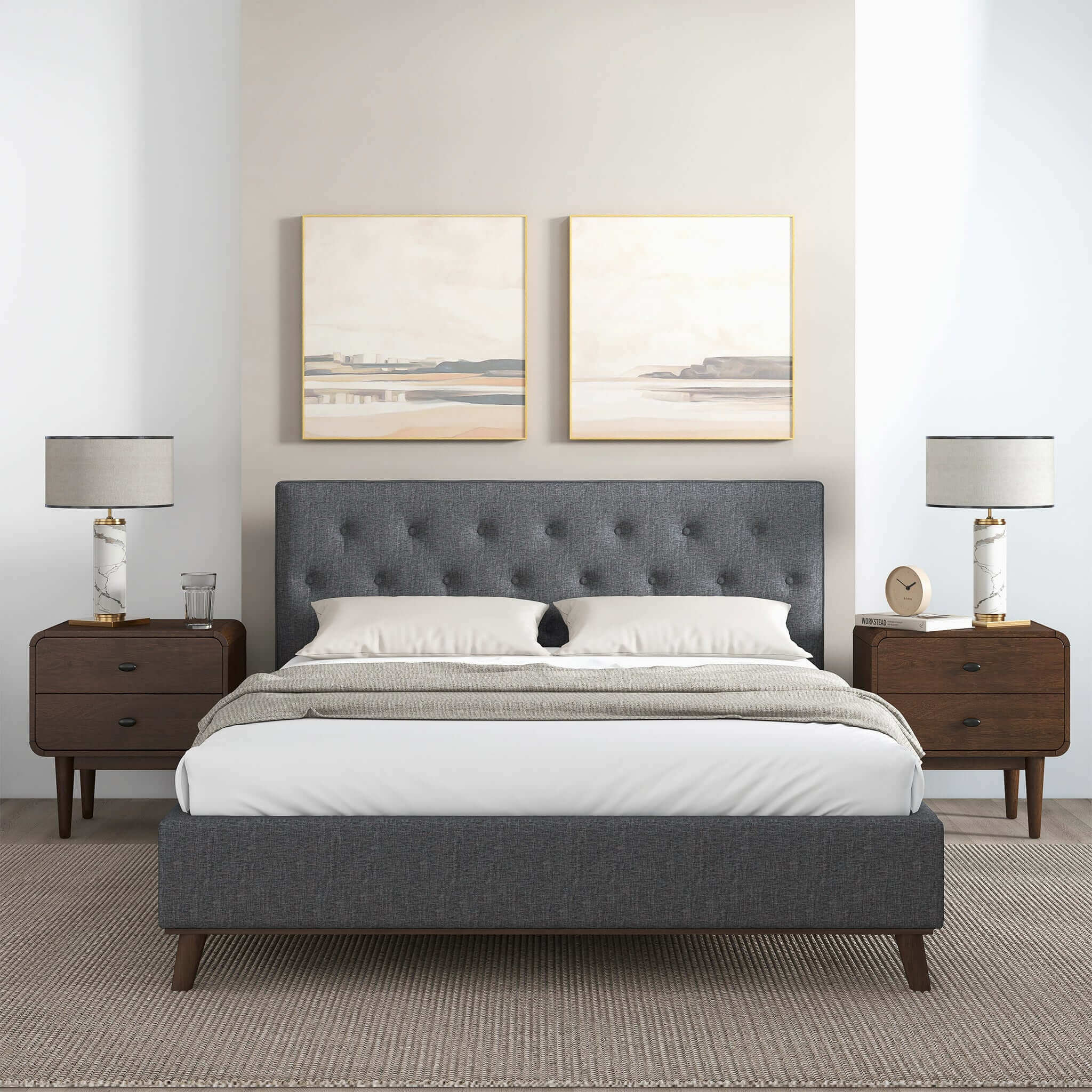 Ashcroft - Graceville Fabric Platform Bed