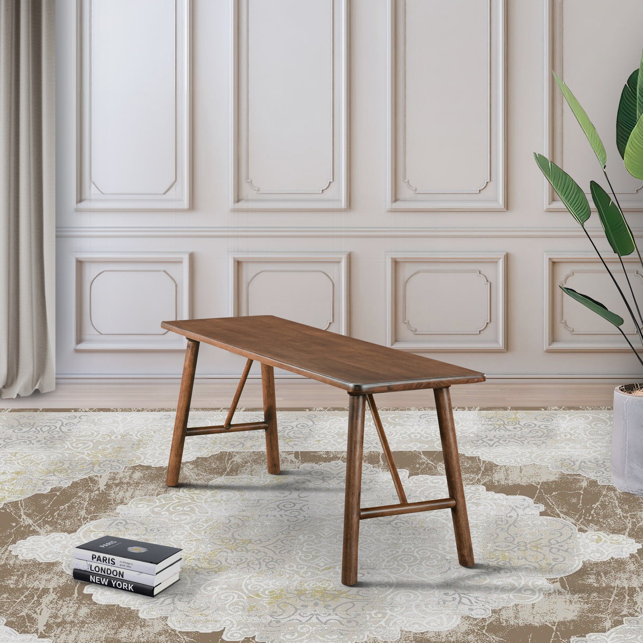 Ashcroft - Molly Bench in Walnut