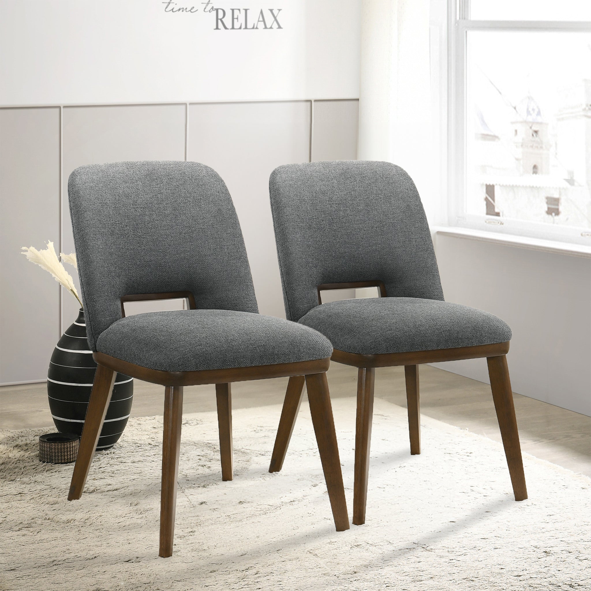 Ashcroft - Blake Fabric Dining Chair (Set Of 2)