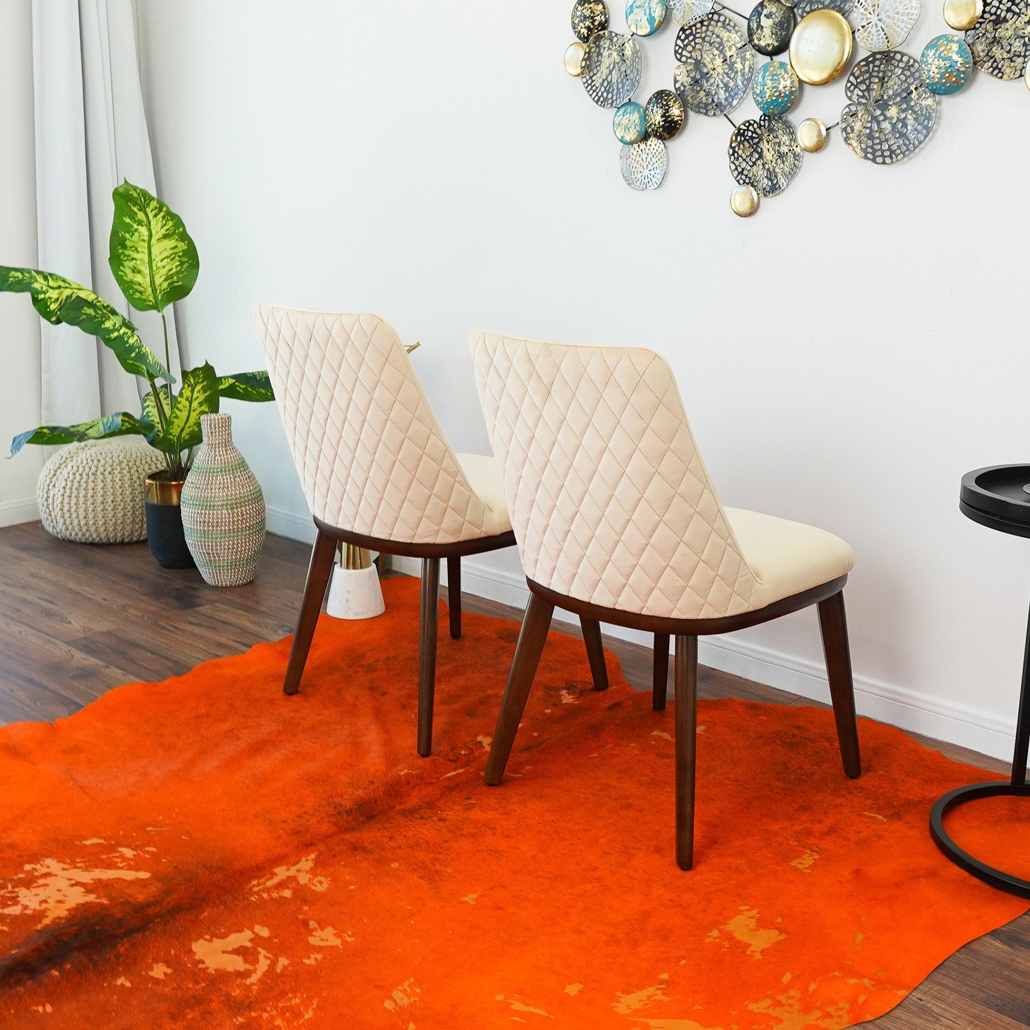 Ashcroft - Clove Velvet Dining Chair (Set Of 2)