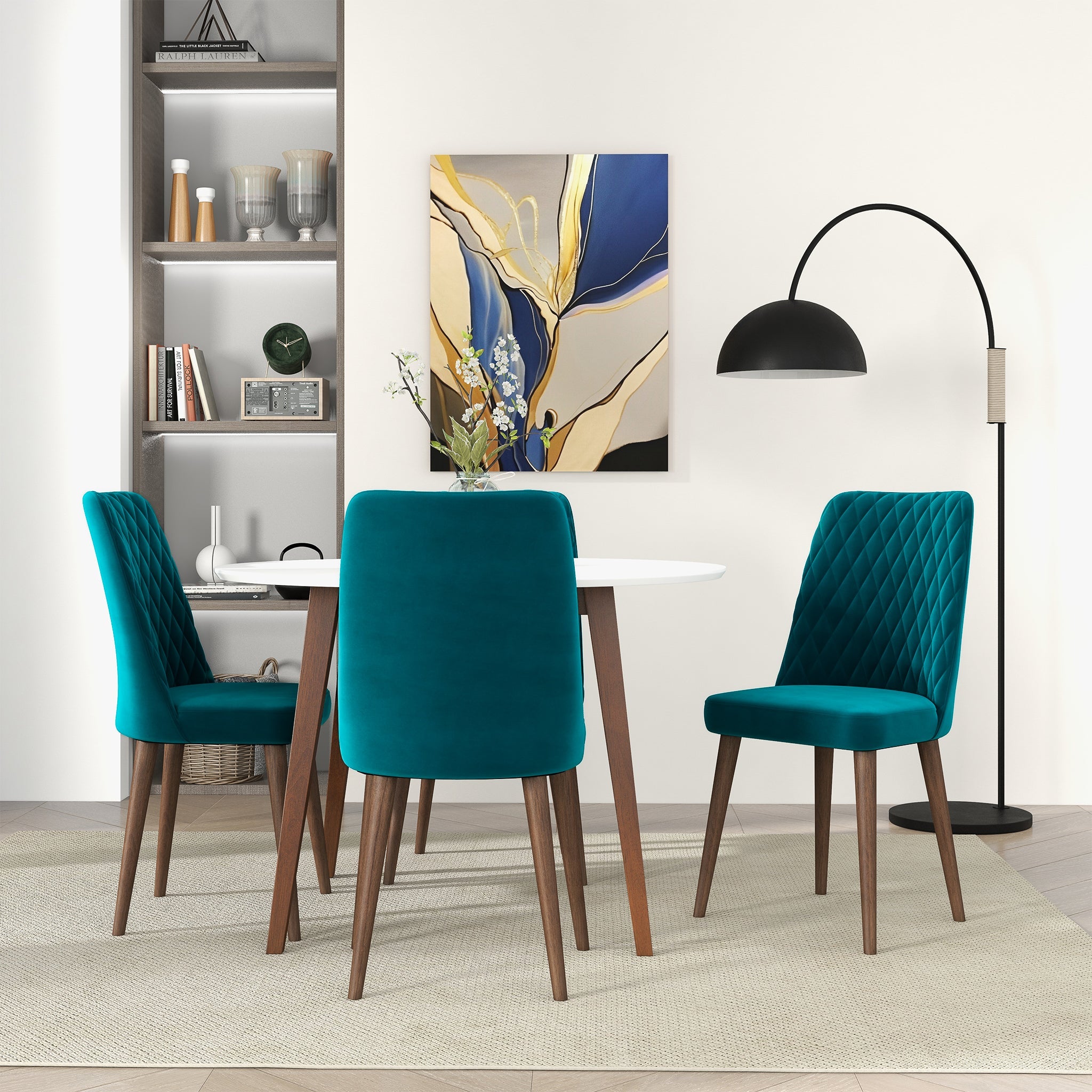 Ashcroft - Katie Velvet Dining Chair (Set Of 2)