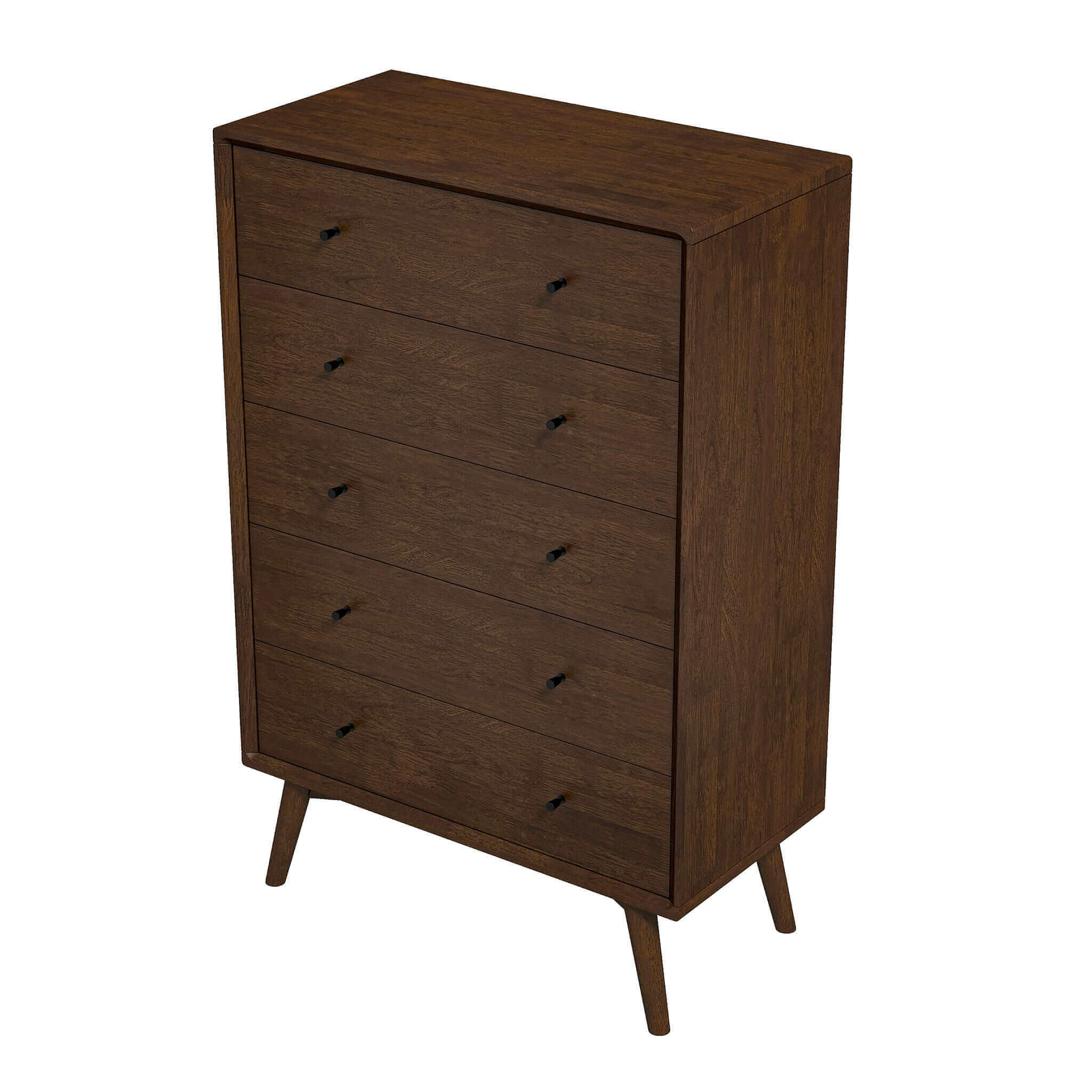 Ashcroft - Caroline Mid Century Modern Solid Wood Dresser 5-Drawer