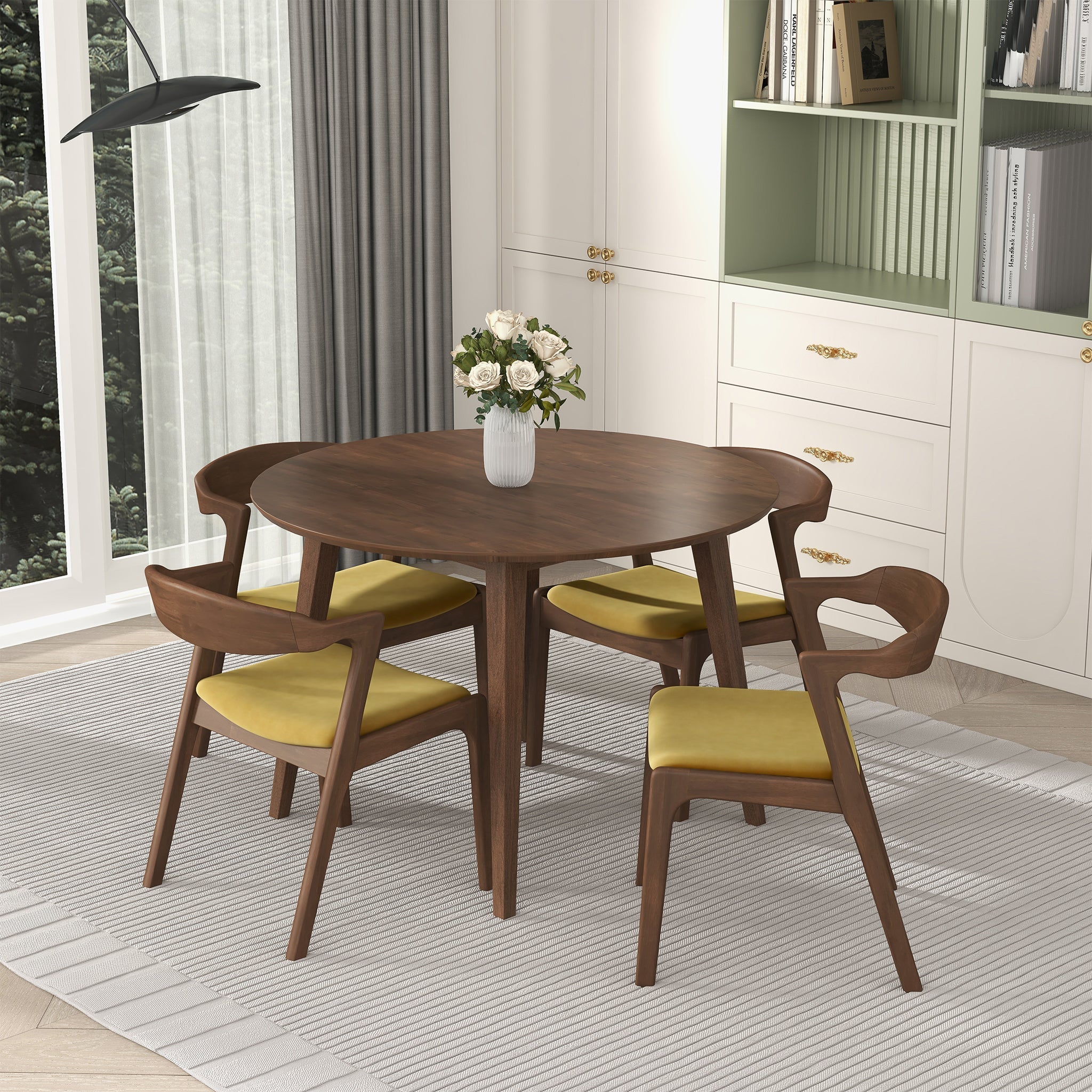 Ashcroft - Lara Walnut Dining Table