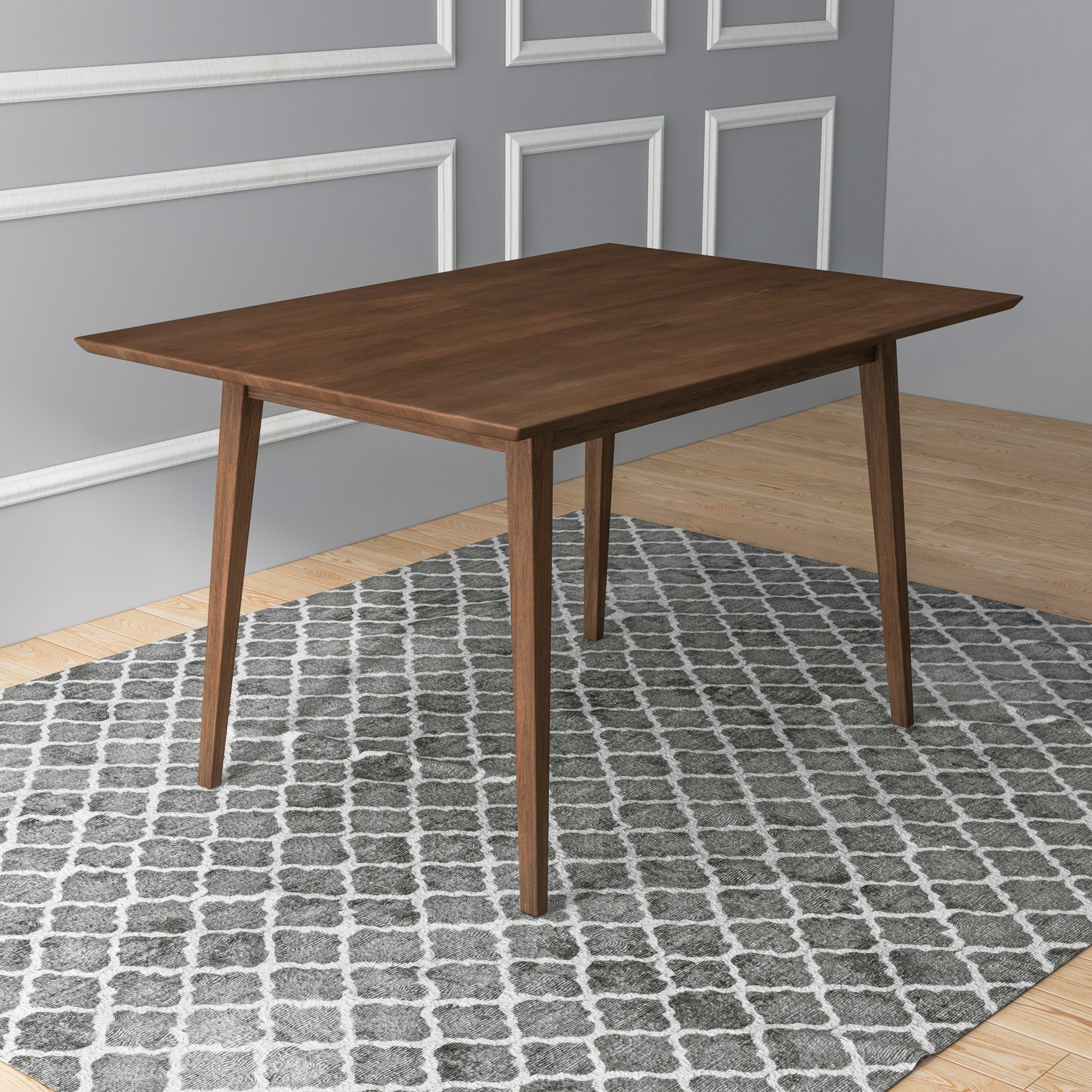 Ashcroft - Mary Modern Style Solid Wood Rectangular Dining Kitchen Table