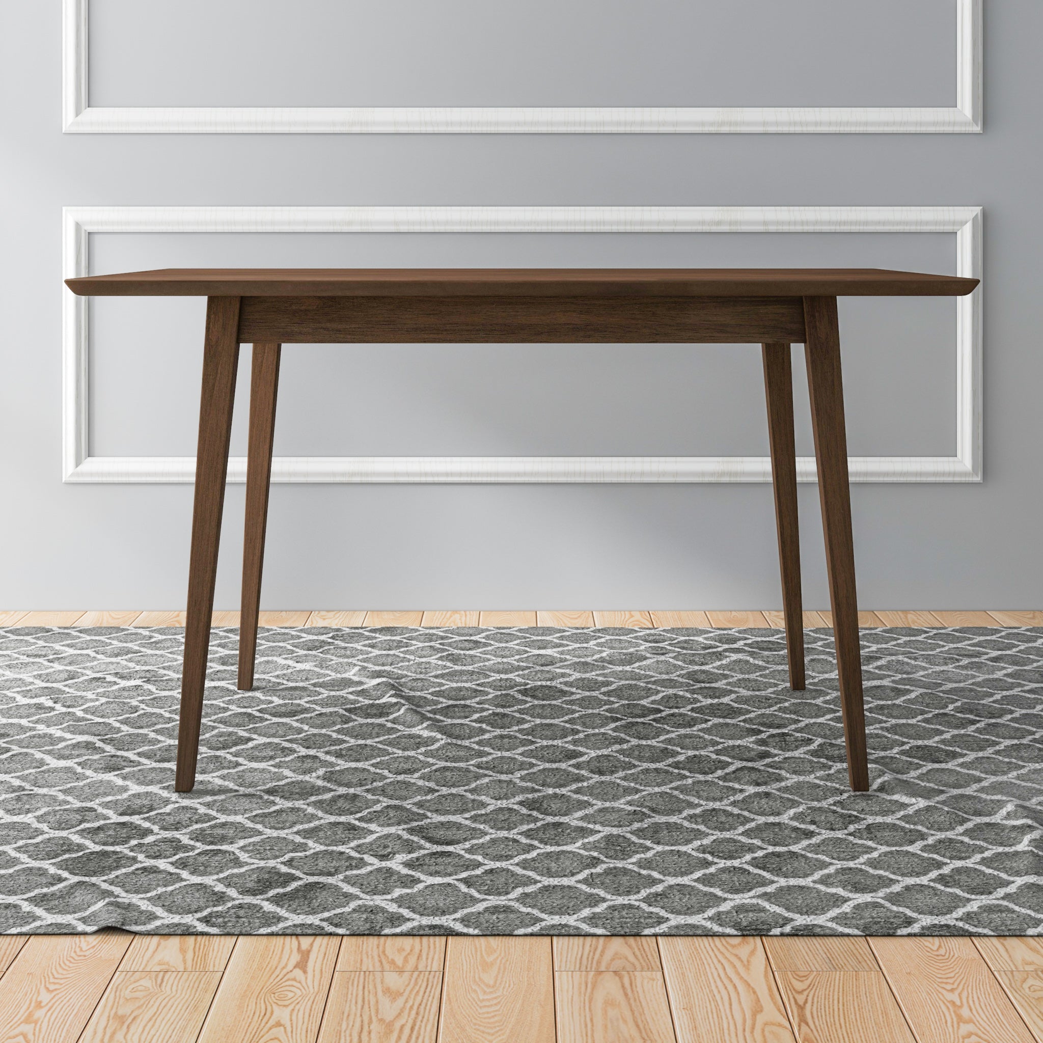 Ashcroft - Mary Modern Style Solid Wood Rectangular Dining Kitchen Table