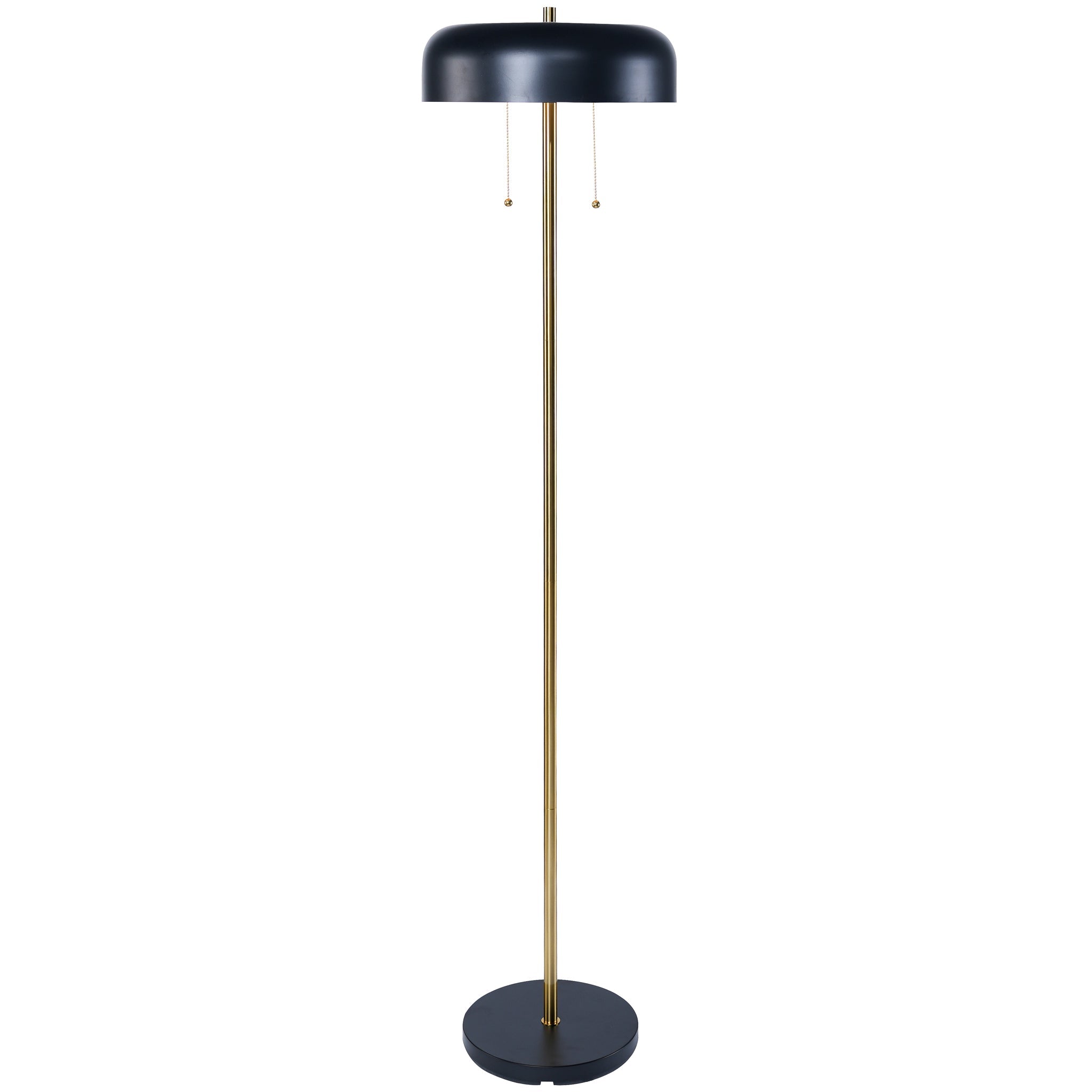 Ashcroft - Vesper Floor lamp with Black outer and White inner