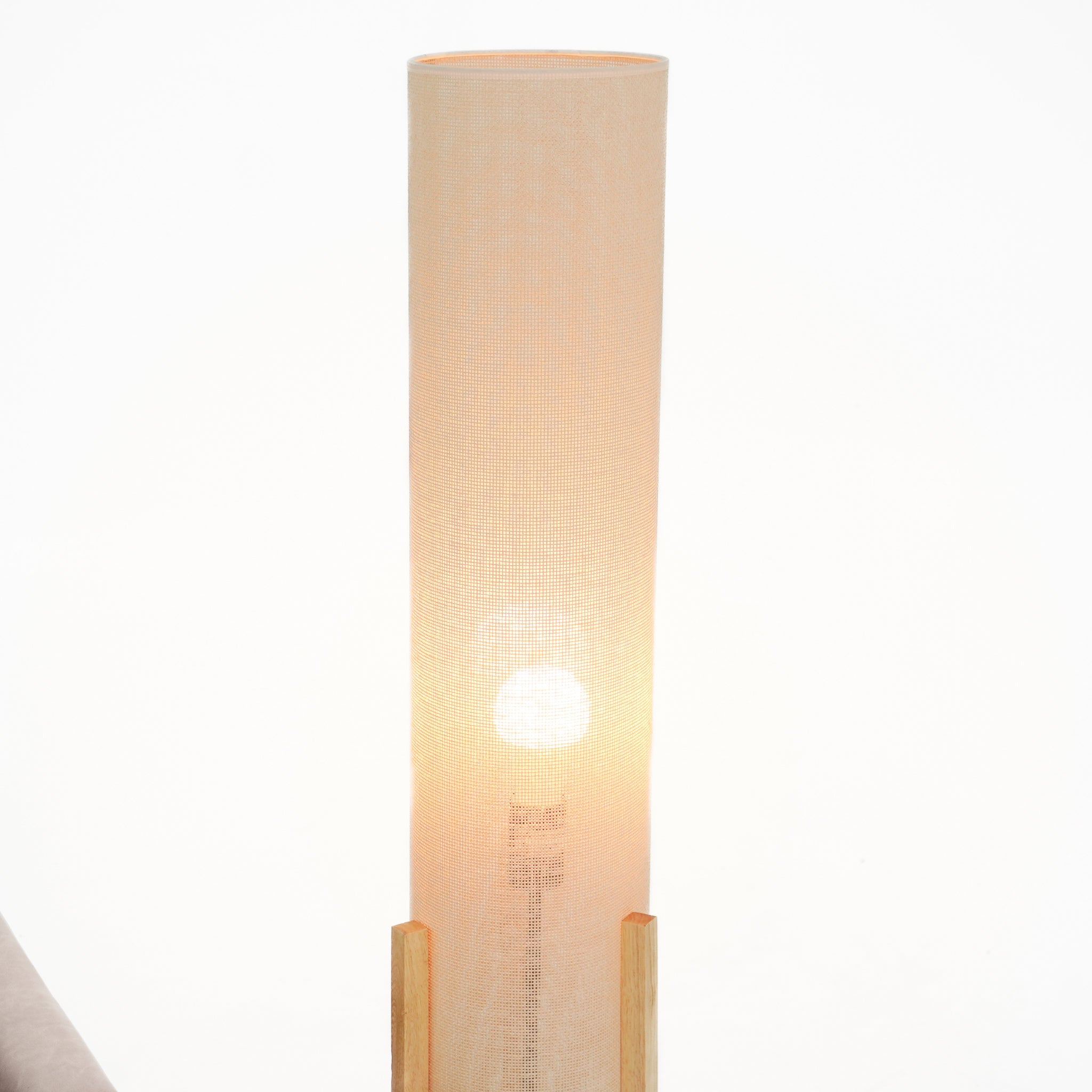 Ashcroft - Ethos Floor Lamp Oak and Natural