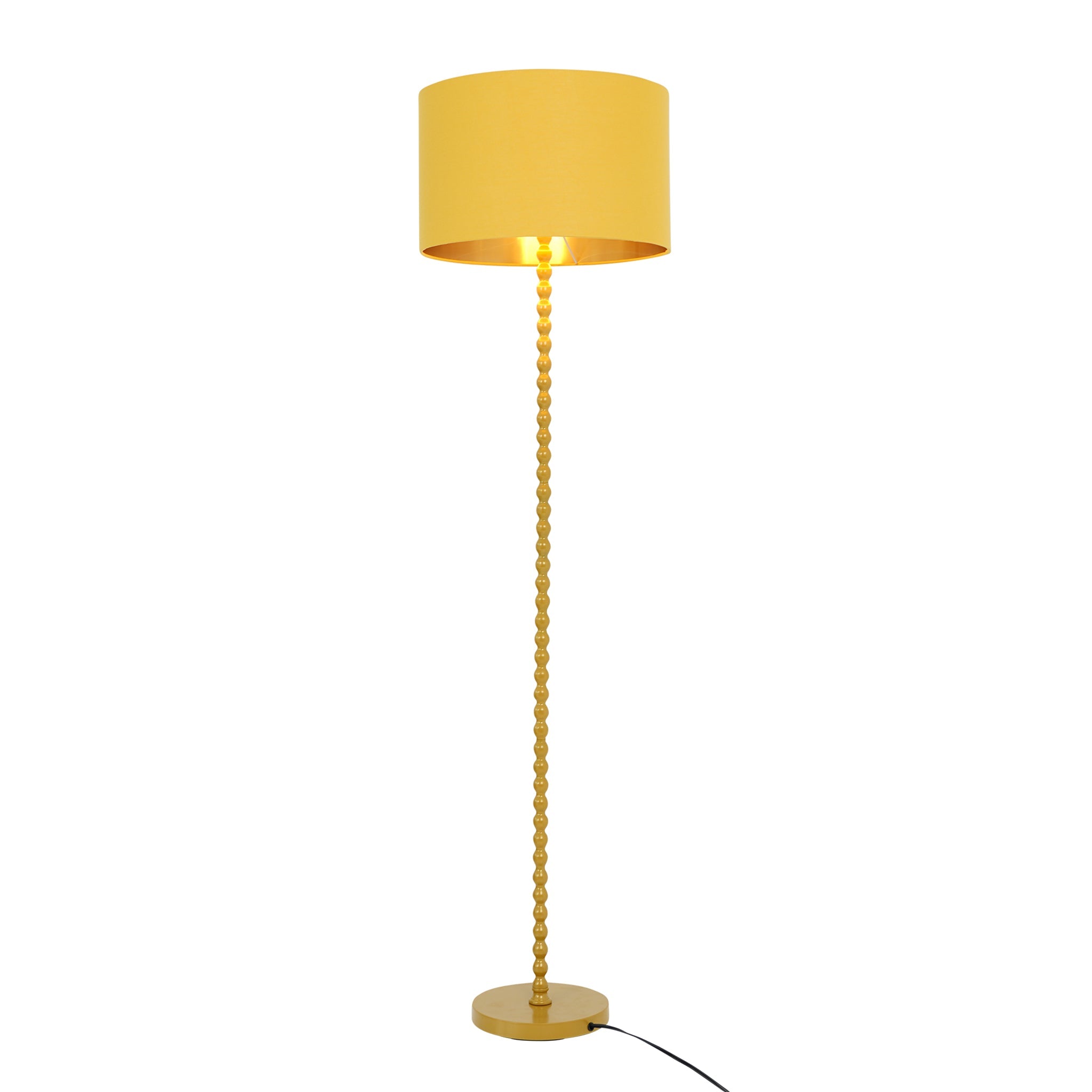 Ashcroft - Orbit Floor Lamp Ochre and Gold
