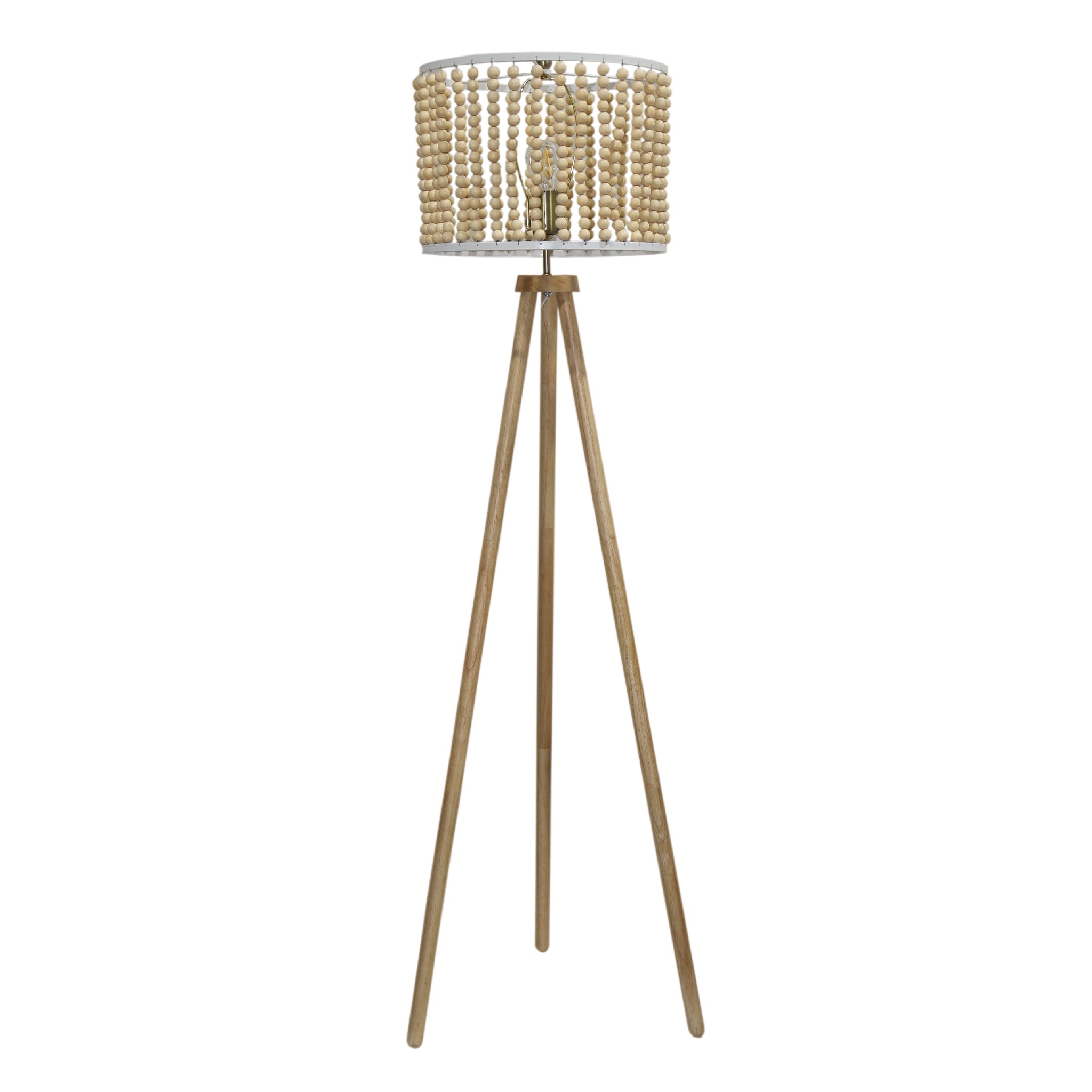 Ashcroft - Brillo Three Legged Floor Lamp Natural
