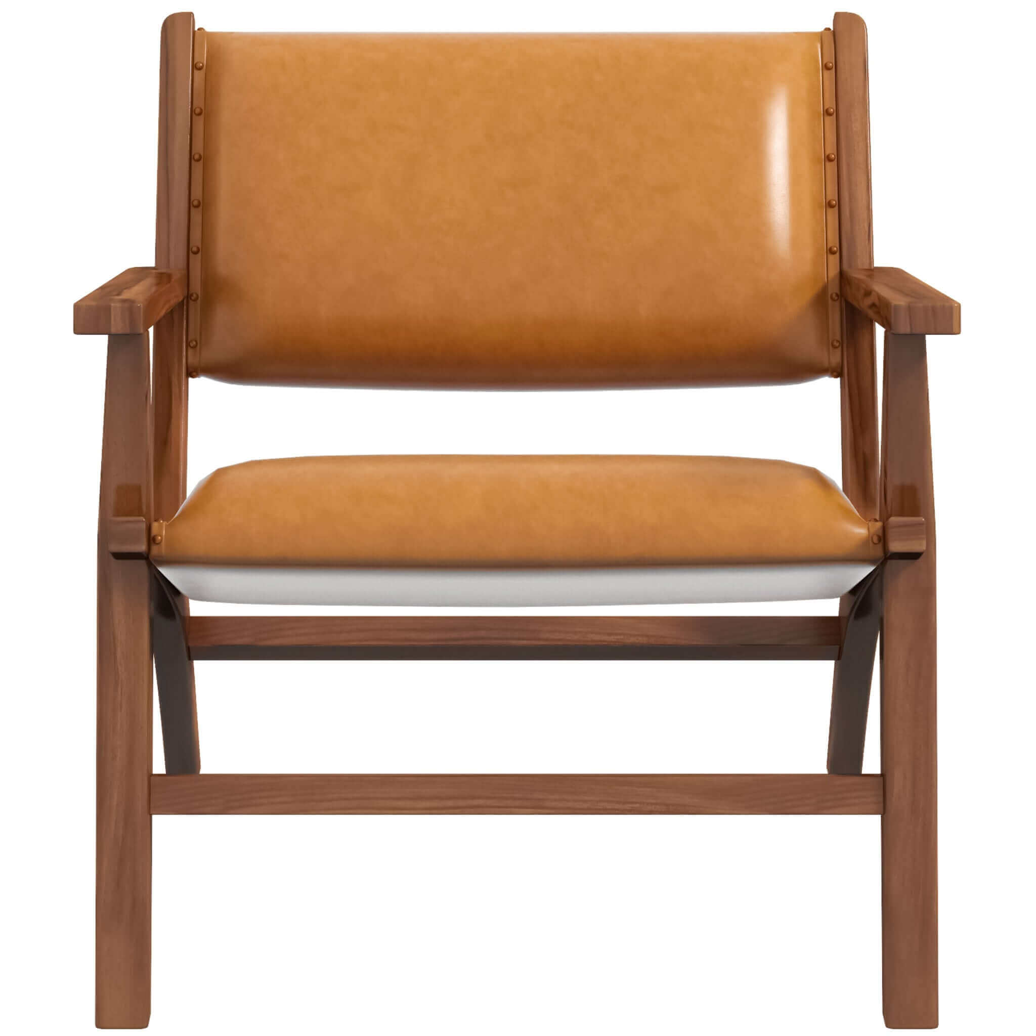 Ashcroft - Hendrix Leather Armchair in Antique Tan