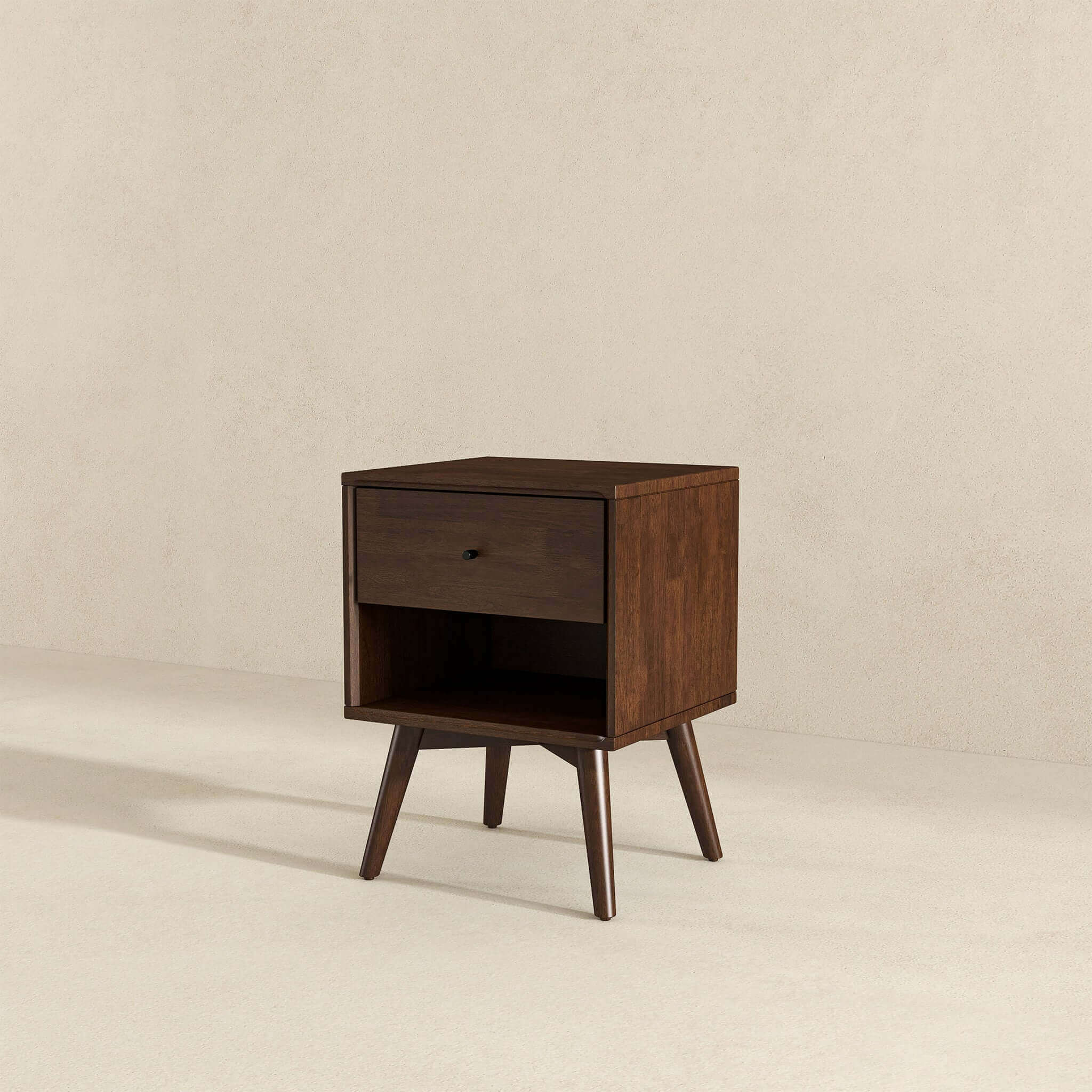Ashcroft - Caroline Mid Century Modern Style Night Stand 1-Drawer