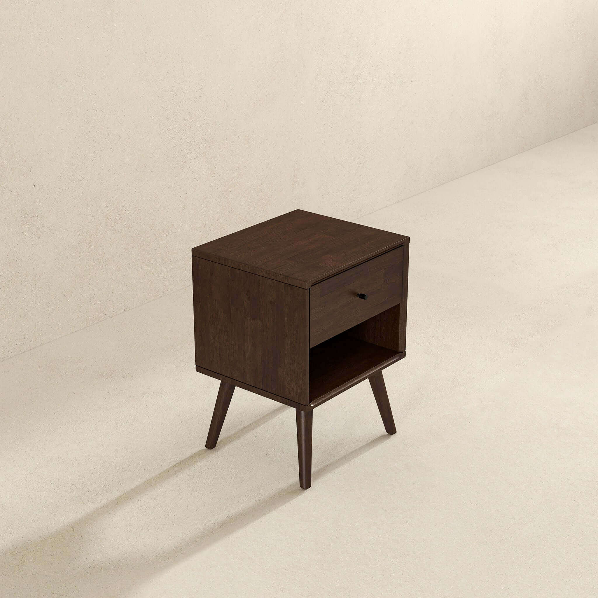 Ashcroft - Caroline Mid Century Modern Style Night Stand 1-Drawer