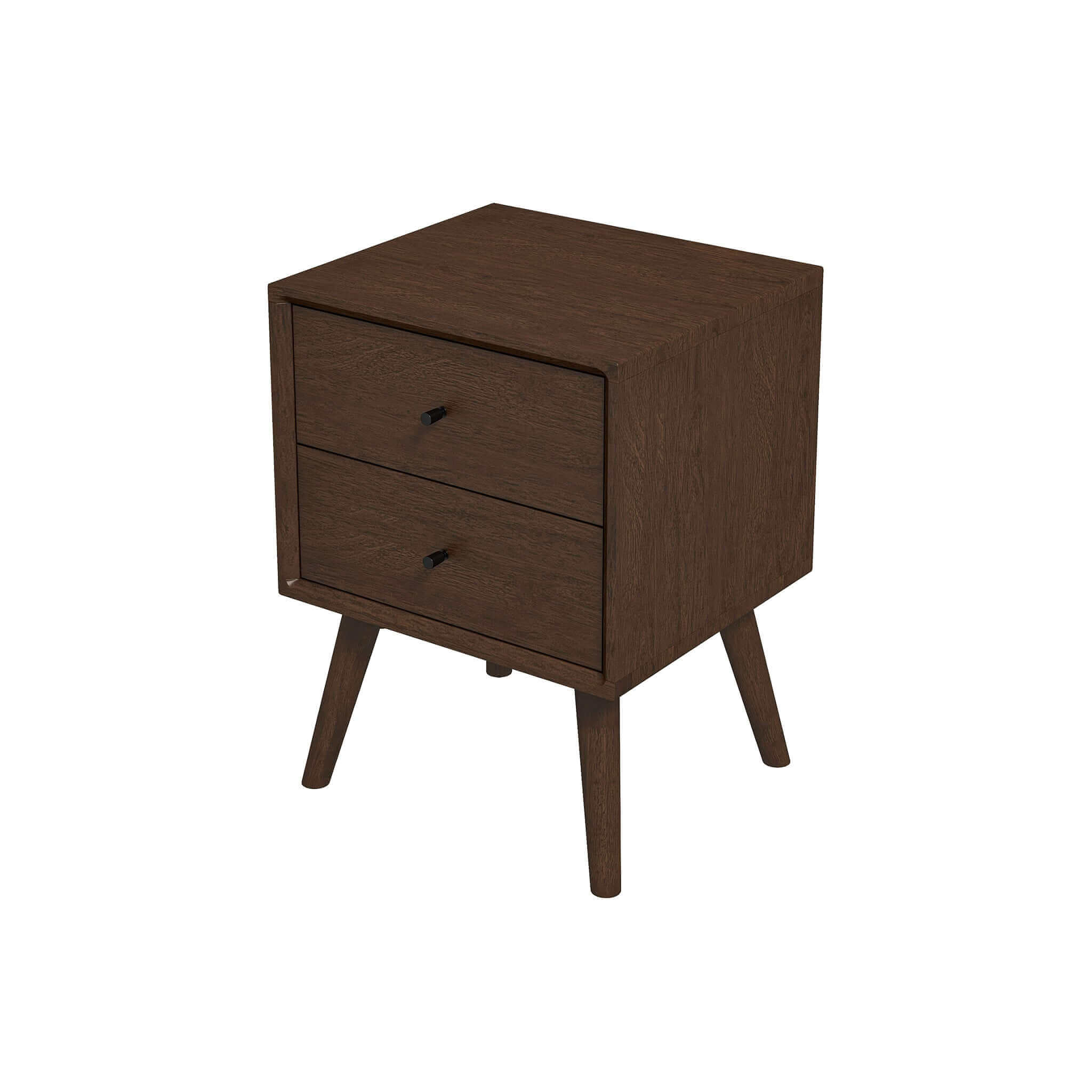 Ashcroft - Caroline Walnut Night Stand 2-Drawer