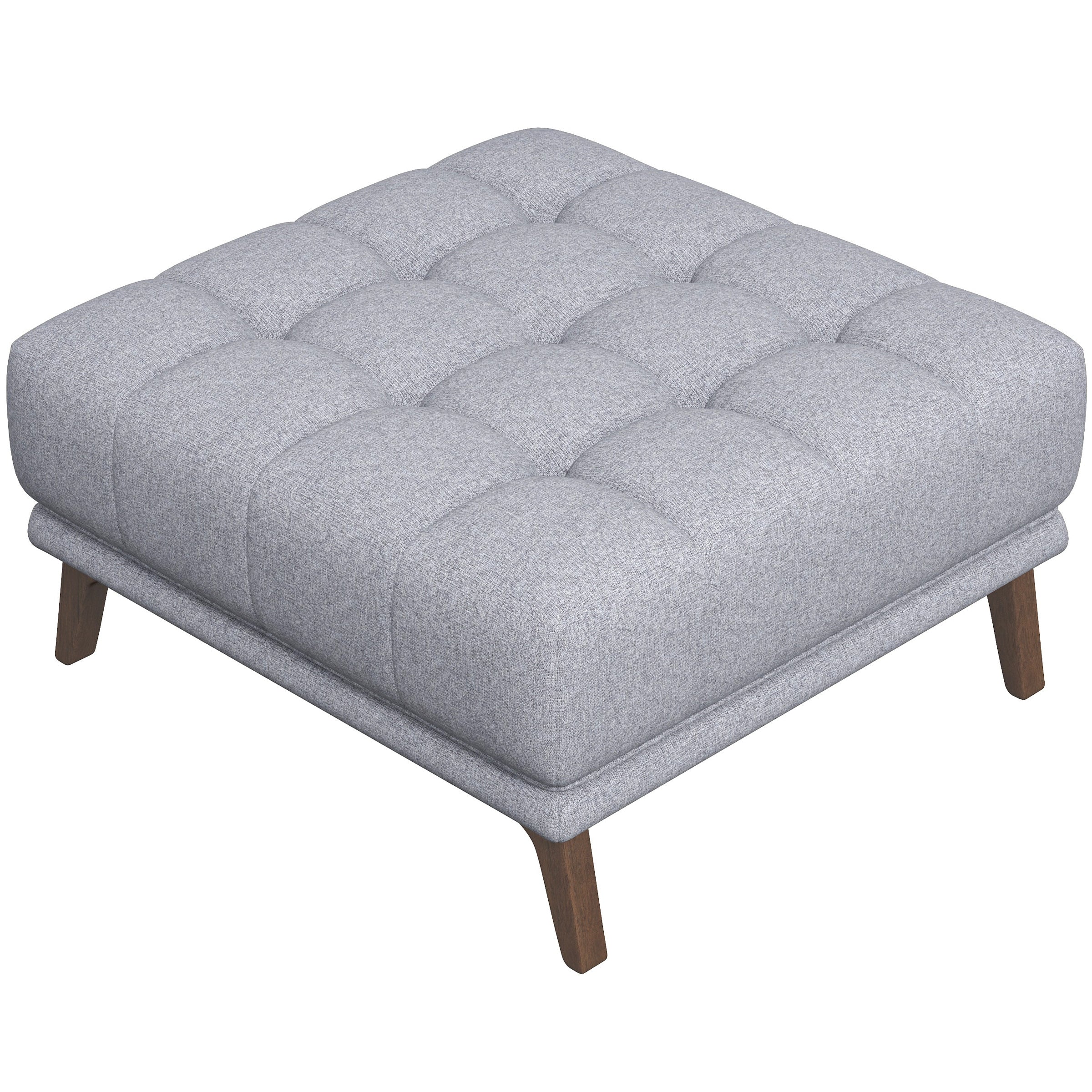 Ashcroft - Addison Square Upholstered Ottoman