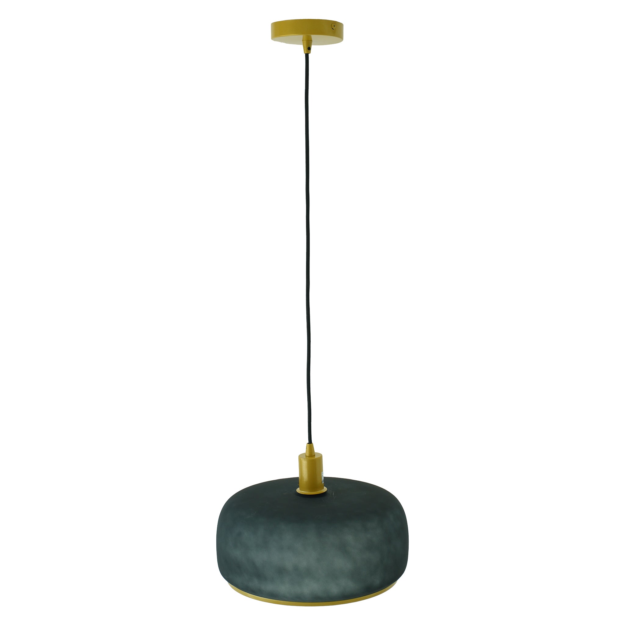 Ashcroft - Dune Pendant Lamp in Black Sprayed and Gold