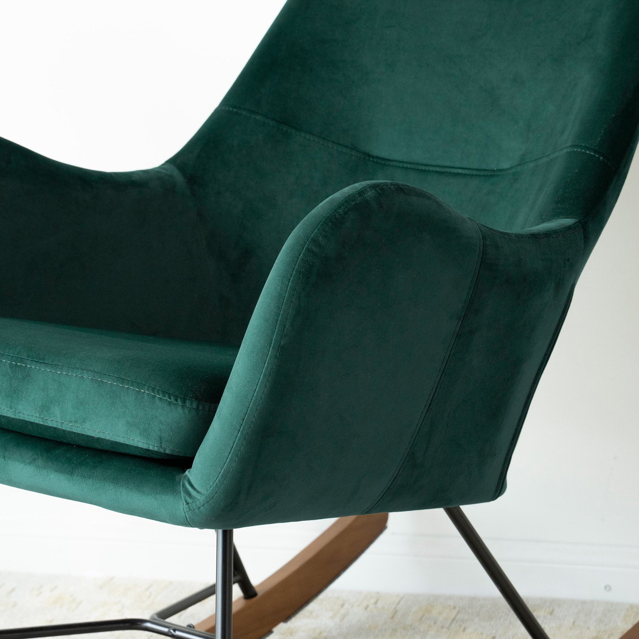 Ashcroft - Chelsea Velvet Rocking Chair