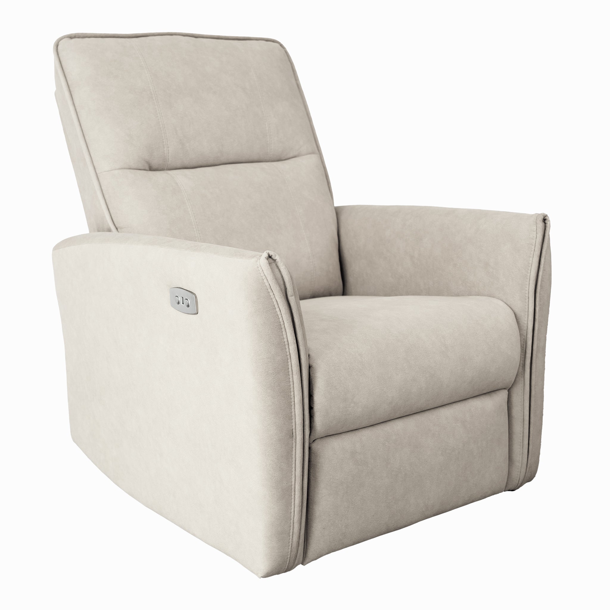 Ashcroft - Asheville Suede Recliner Chair