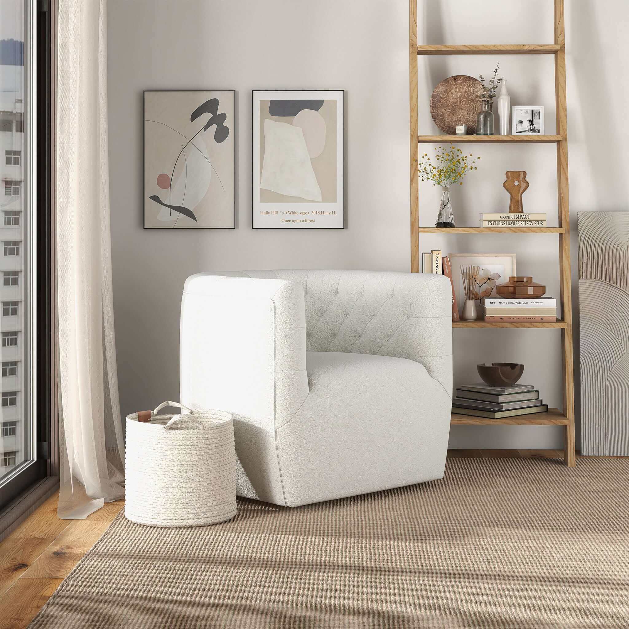 Ashcroft - Delaney Swivel Chair