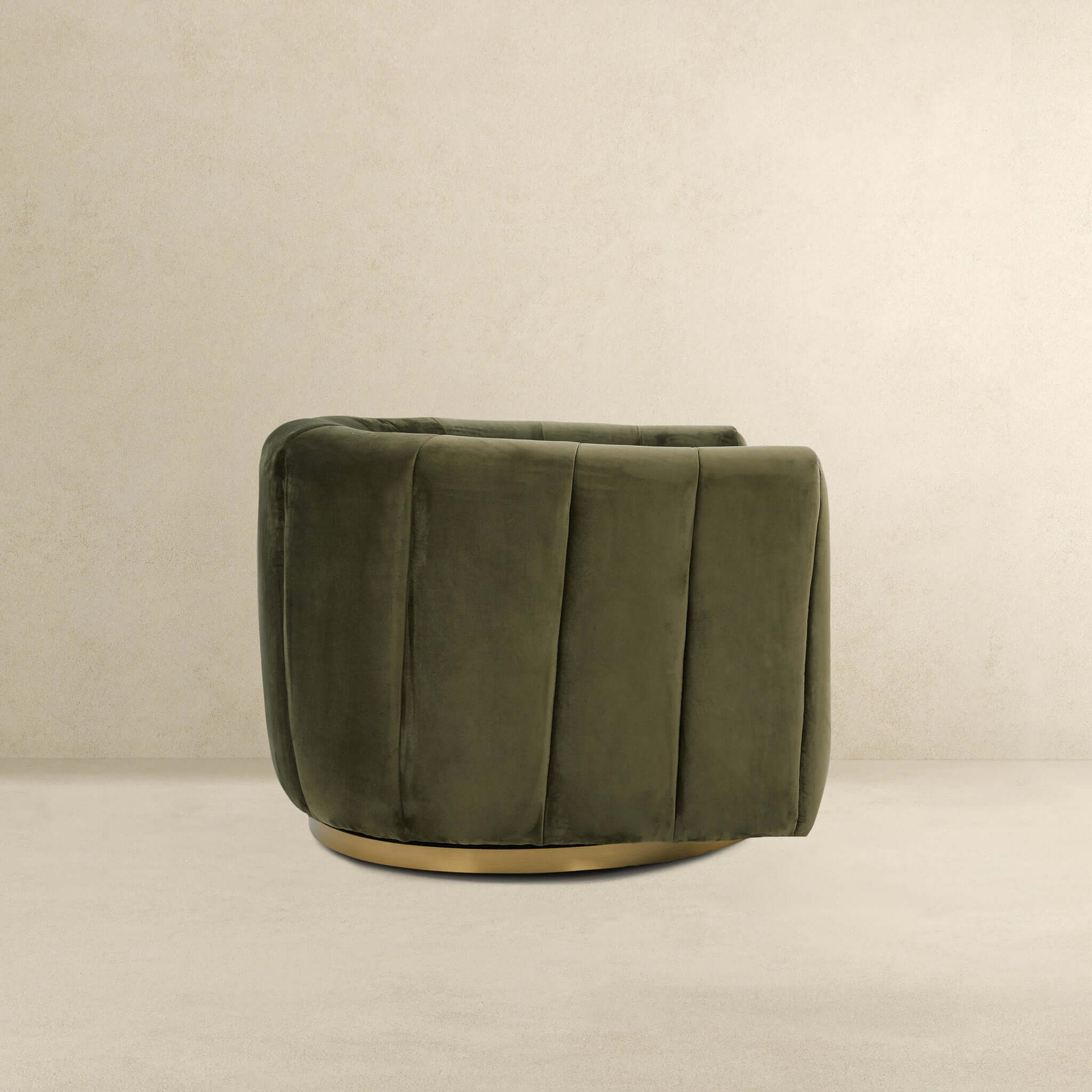 Ashcroft - Cosey Velvet Swivel Chair
