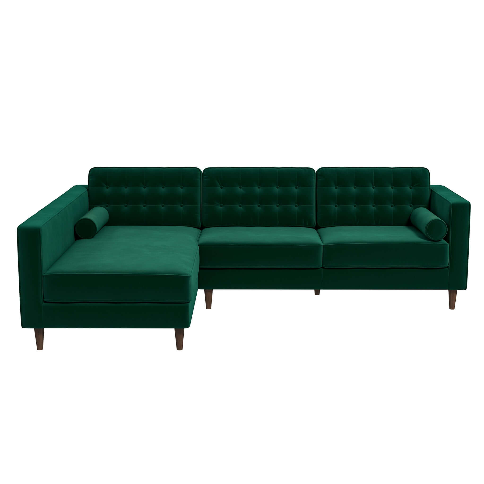 Ashcroft - Christian Velvet Sectional Sofa