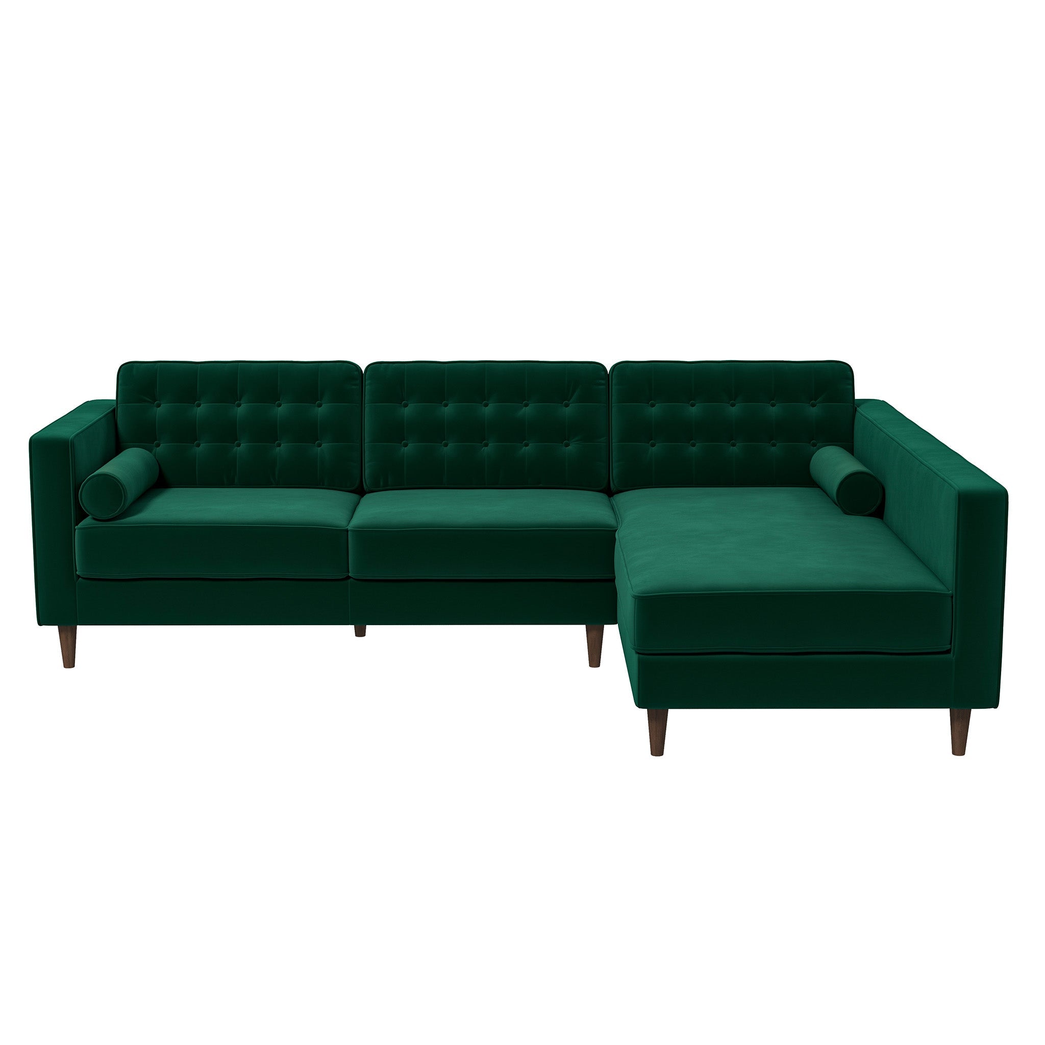 Ashcroft - Christian Velvet Sectional Sofa