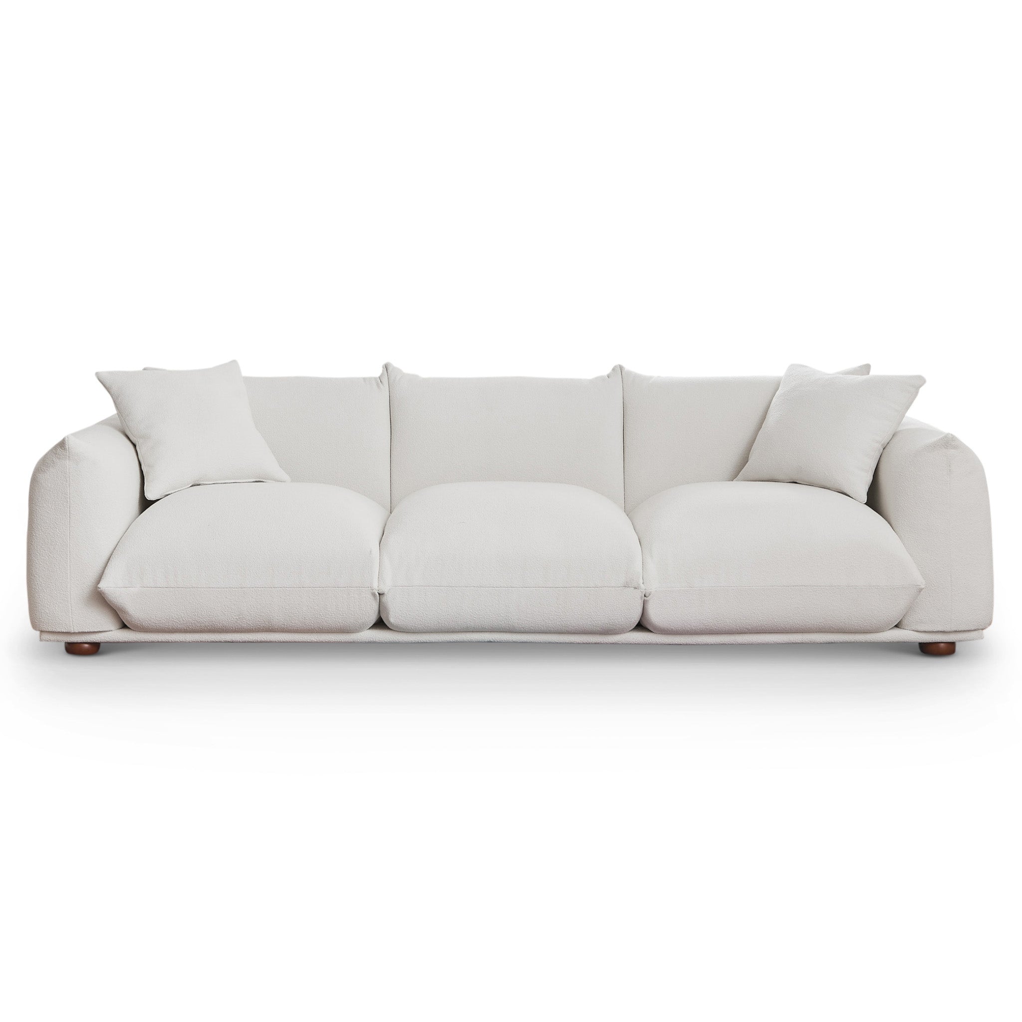 Ashcroft - Kely 100" Boucle Upholstered Sofa