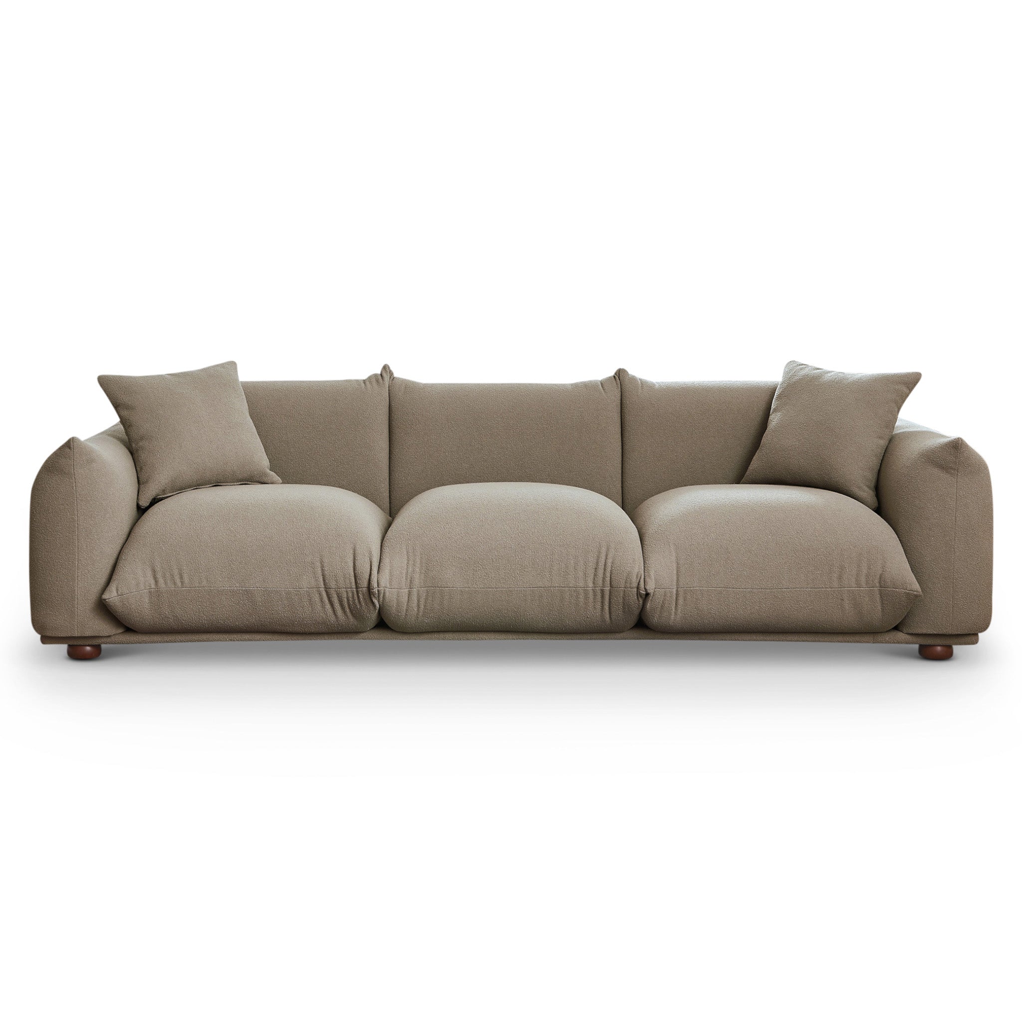 Ashcroft - Kely 100" Boucle Upholstered Sofa