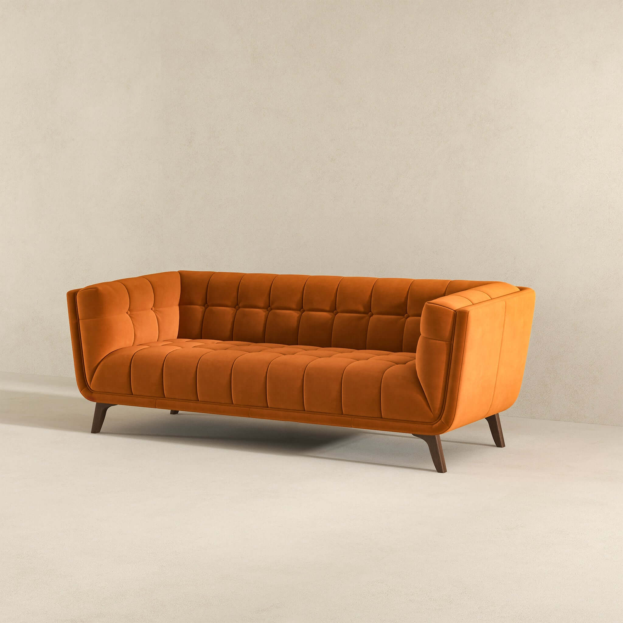 Ashcroft - Addison Large Velvet Sofa