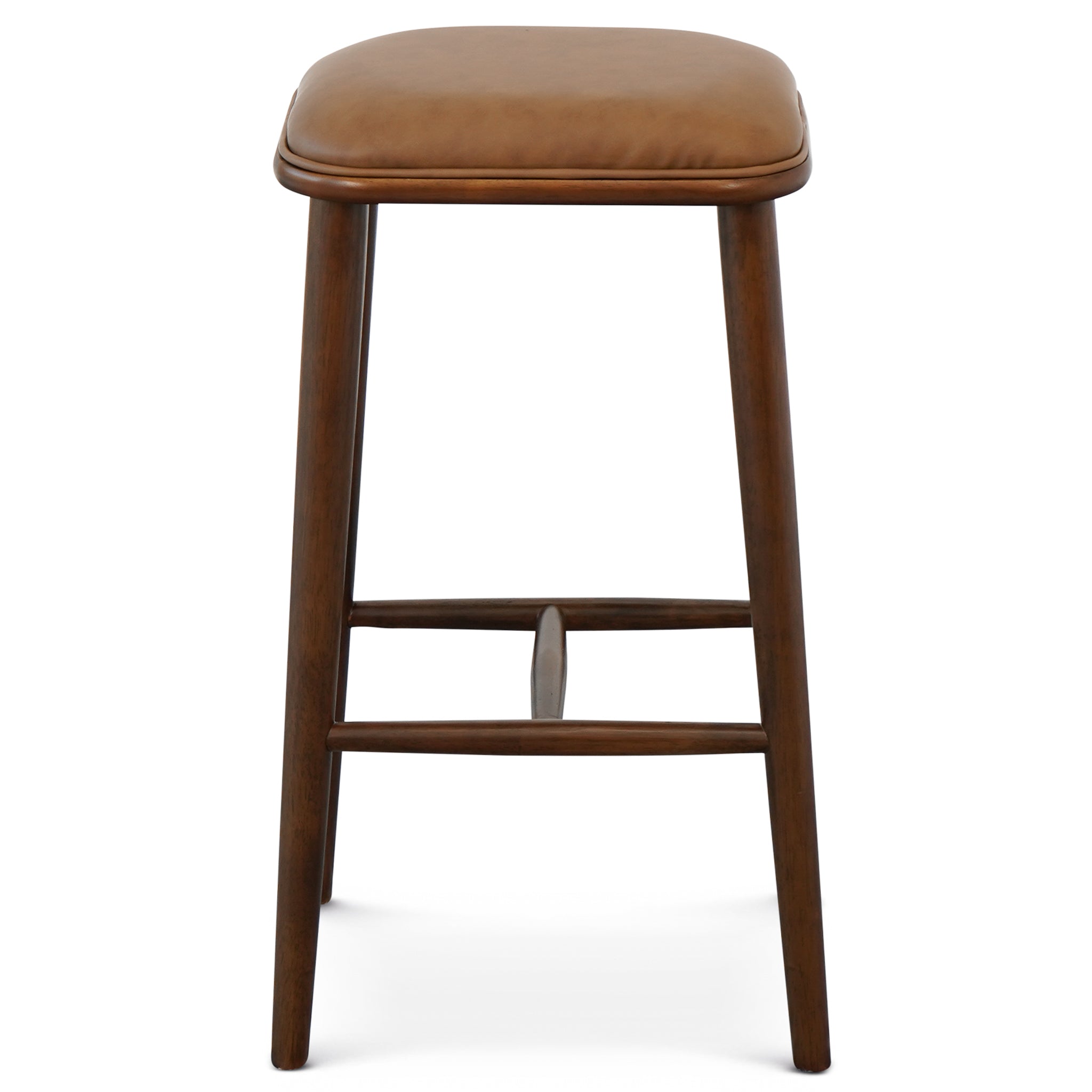 Ashcroft - Jason PU Leather Bar Stool