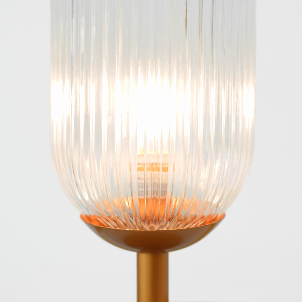 Ashcroft - Clario Bronze Clear Glass Table Lamp