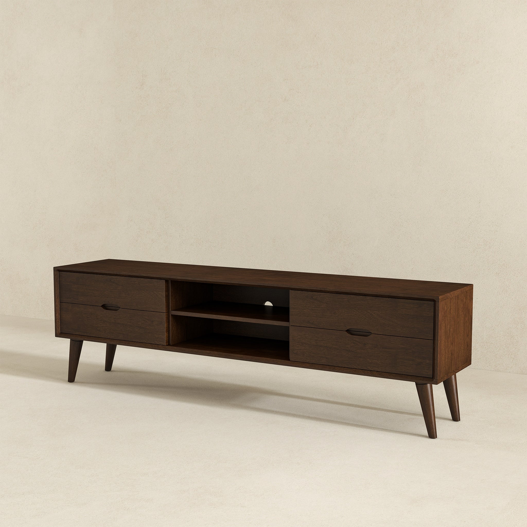 Ashcroft - Adrian Walnut TV Stand