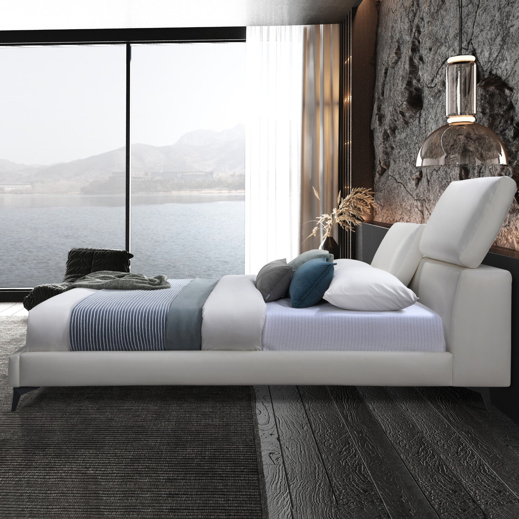 Contempo - Luna Upholstered Bed