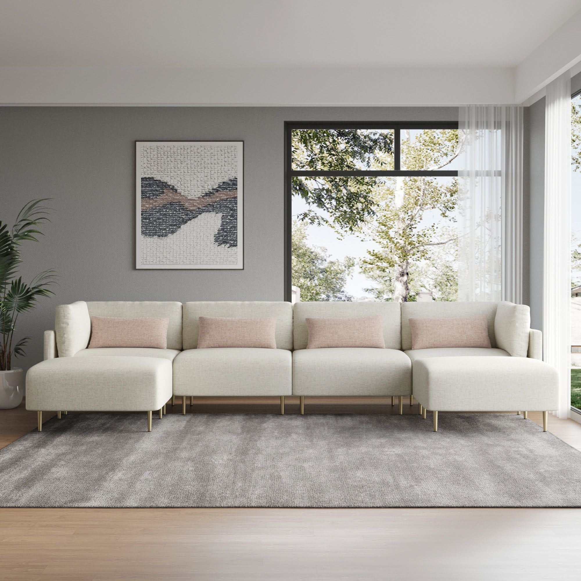 Crenus - Luna Modular Sectional Sofa