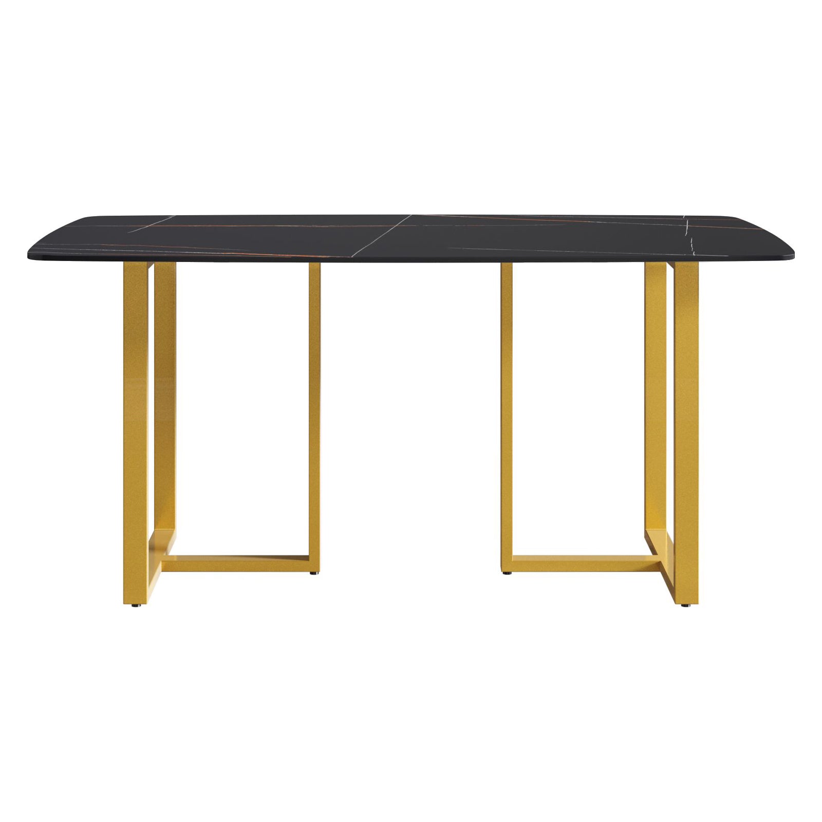 Crenus - Pietra Curved Rectangular Dining Table