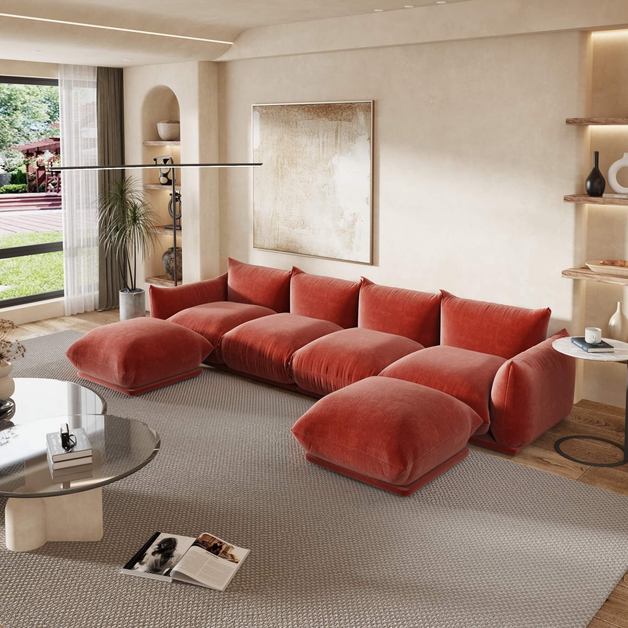 Crenus - Sereno Ottoman for Sectional Sofa