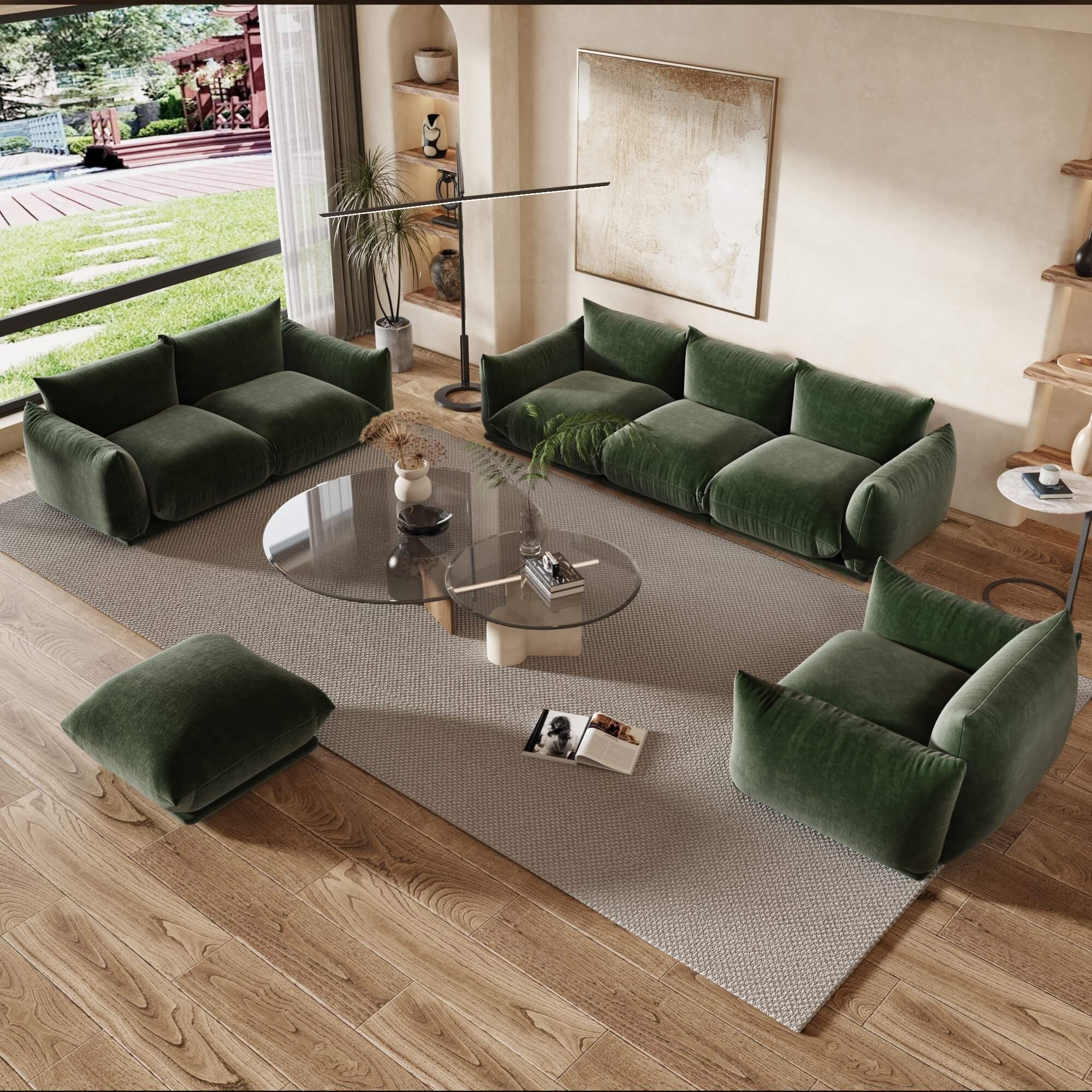 Crenus - Sereno Ottoman for Sectional Sofa