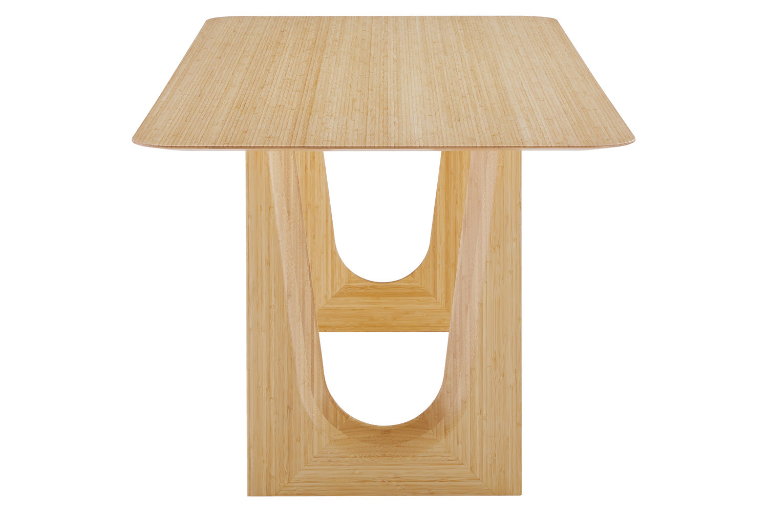 Greenington - Hanna Dining Table in Wheat, Solid Moso Bamboo