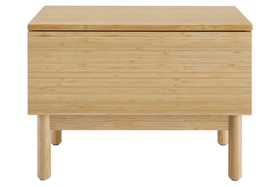 Greenington - Monterey 1 Drawer Nightstand in Wheat, Solid Moso Bamboo